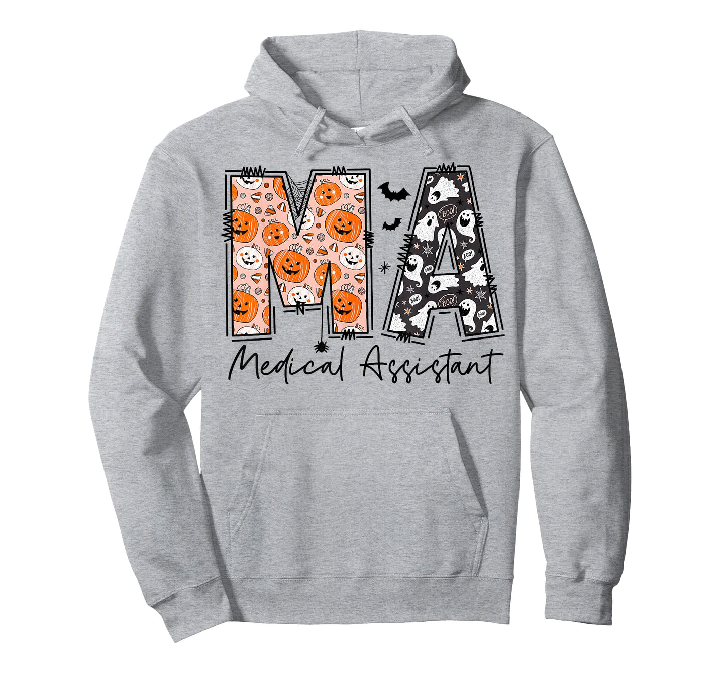Medical Assistant Halloween Spooky Season MA Halloween Party T-Shirt