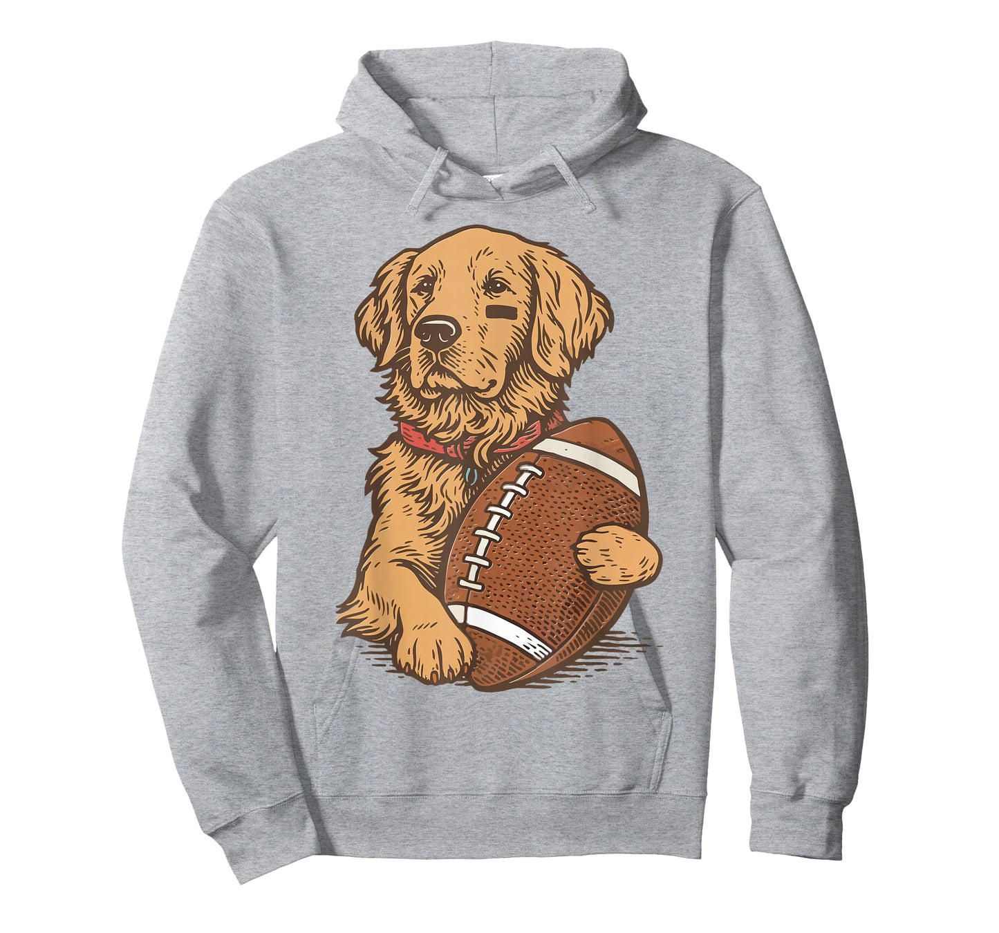 Golden Retriever Dog Football Game Day Touchdown Season T-Shirt