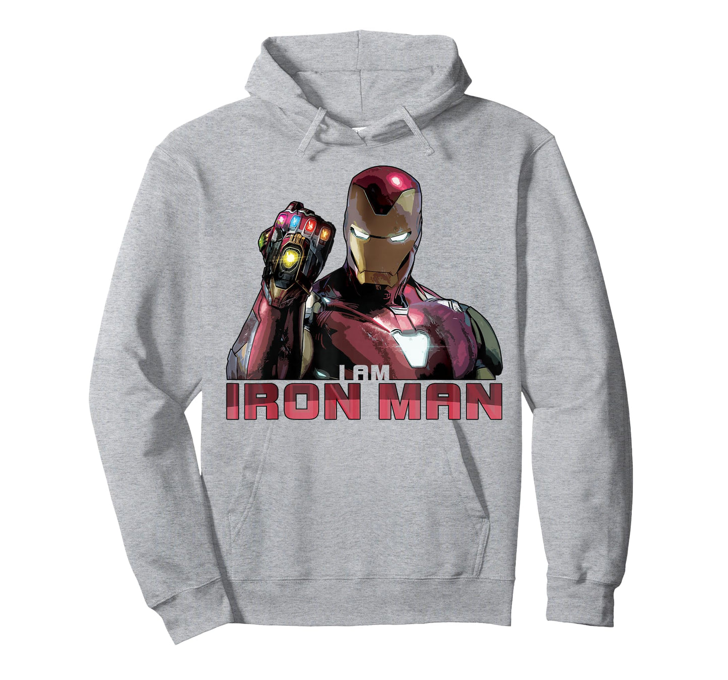 Marvel Avengers Endgame I Am Iron Man Movie Quote Portrait T-Shirt Small
