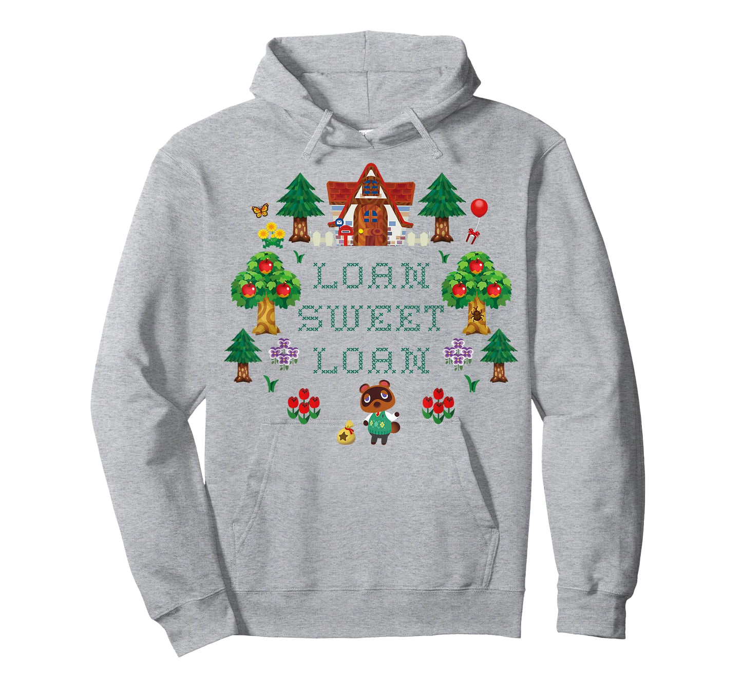 Animal Crossing Loan Sweet Loan Traditional Stitch Logo T-Shirt