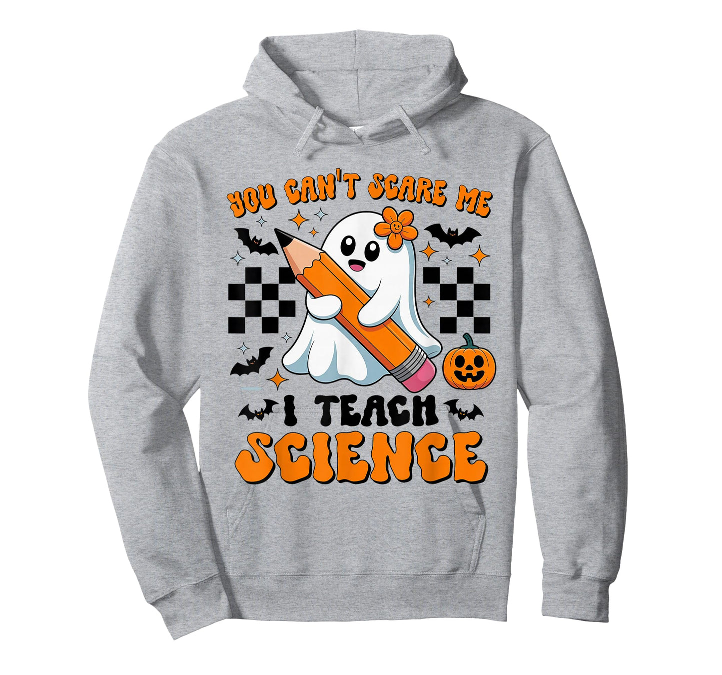 You Can't Scare Me I Teach Science Retro Teacher Halloween T-Shirt