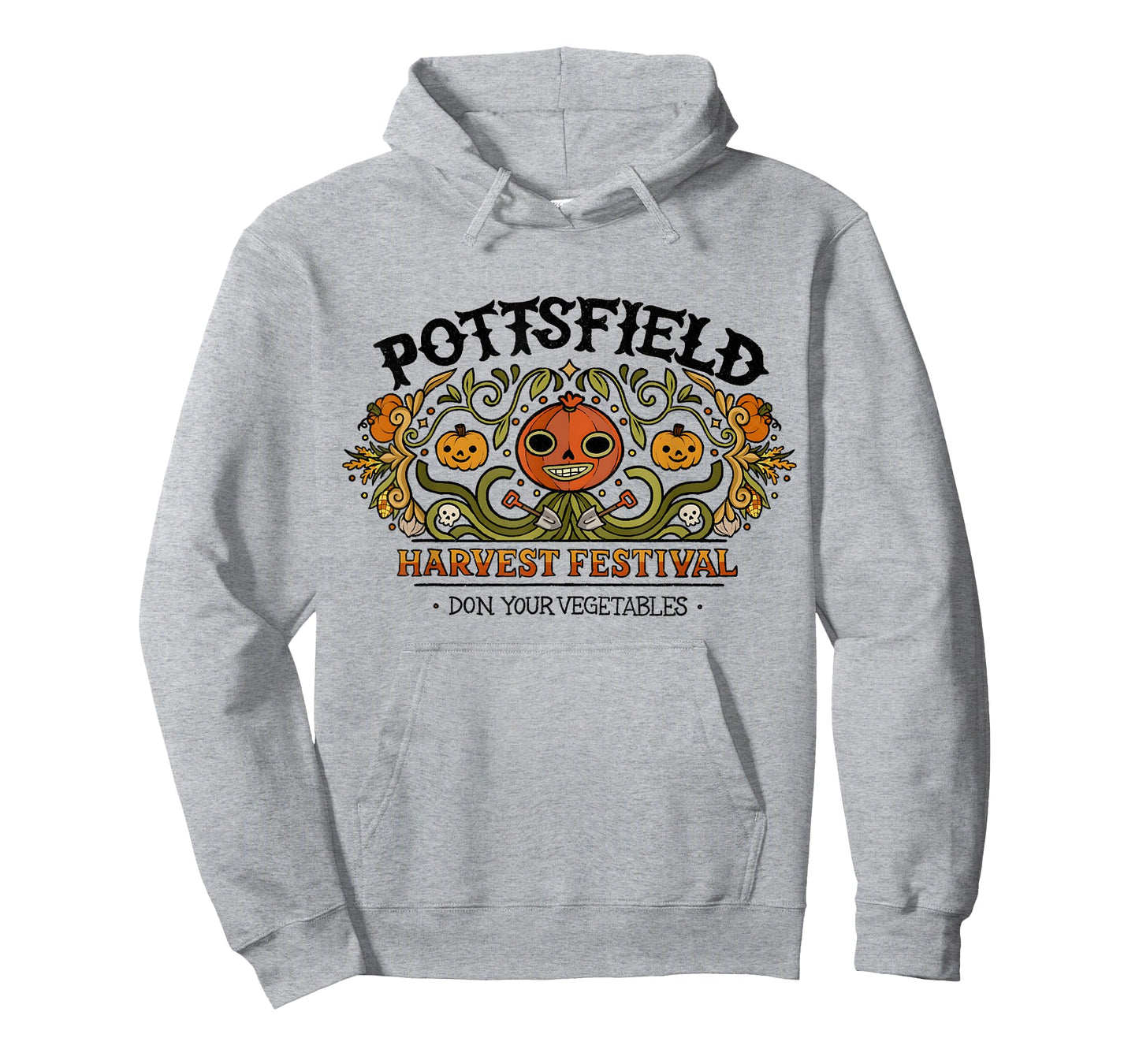 Spooky Pottsfield Harvest Festival Pumpkin Vibes Halloween T-Shirt