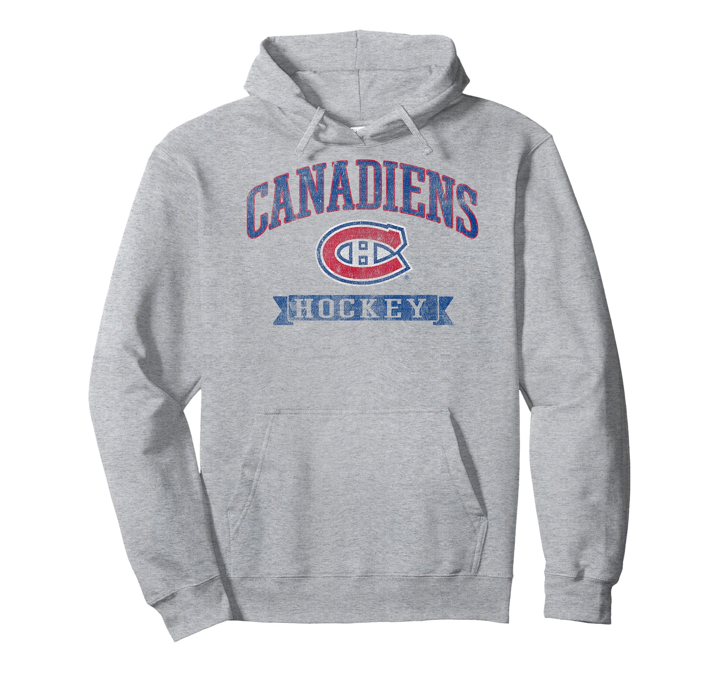 Montreal Canadiens Vintage Hockey Gray Officially Licensed T-Shirt