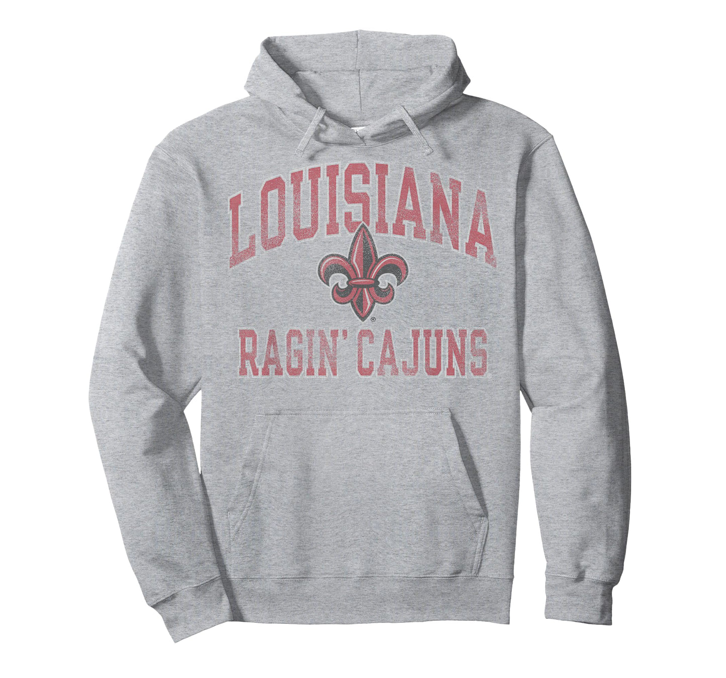Louisiana Ragin' Cajuns Vintage Worn Gray T-Shirt