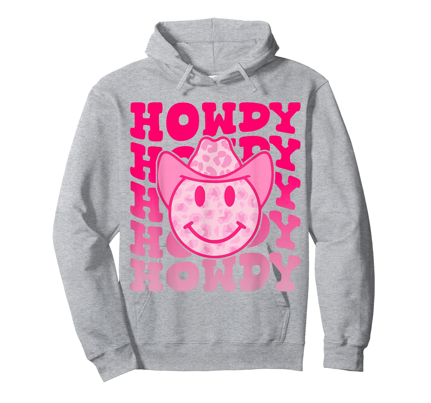 Western Country Cow Howdy Leopard Smile Face Cowgirl Rodeo T-Shirt