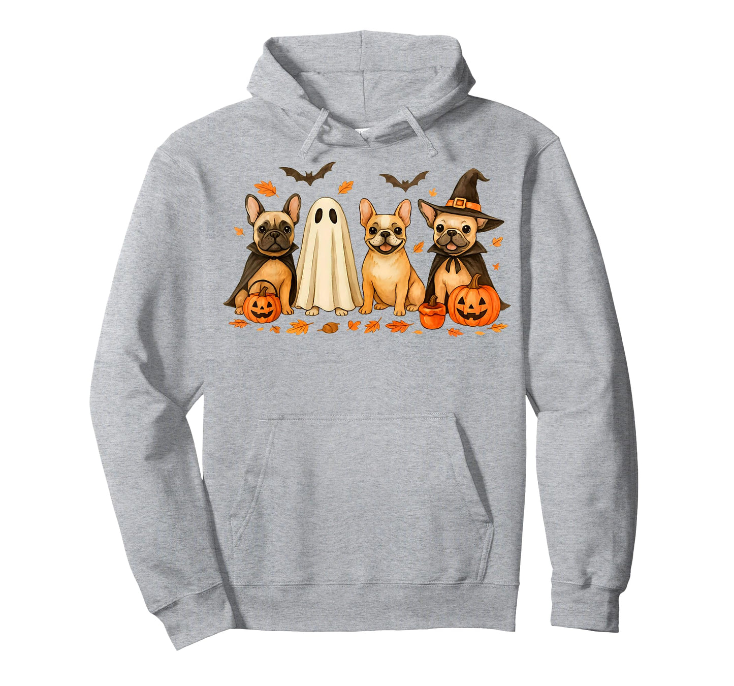 Cute French Bulldog Halloween Costume Frenchie Dog Ghost T-Shirt
