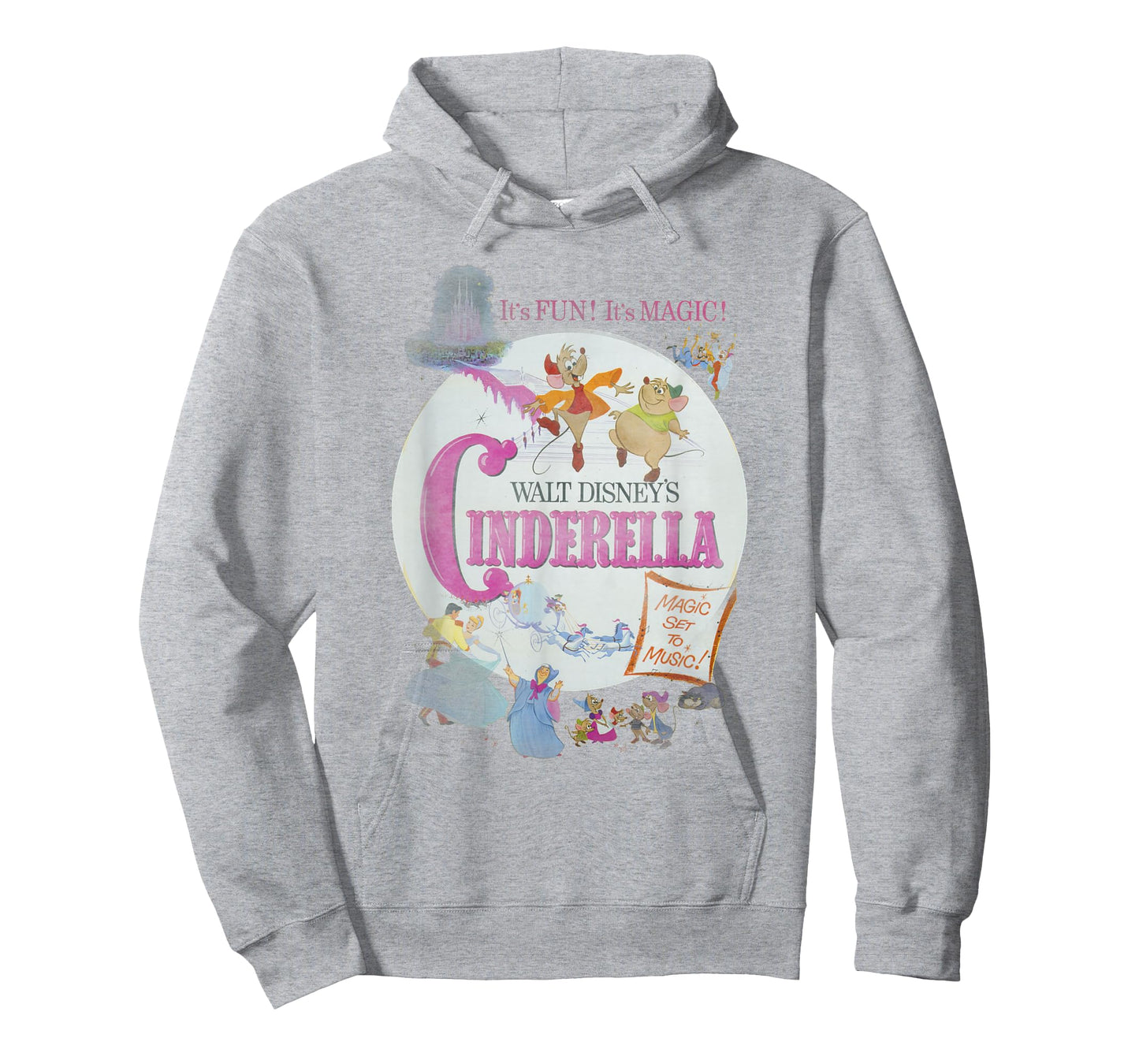Disney Cinderella Vintage Classic Movie Poster T-Shirt Small