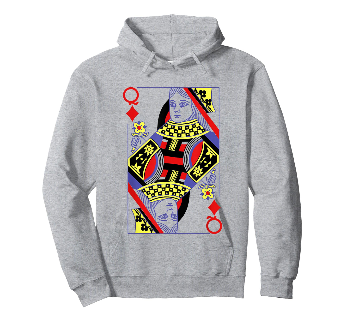 Queen Of Diamonds Deck Of Cards Playing Cards Halloween T-Shirt