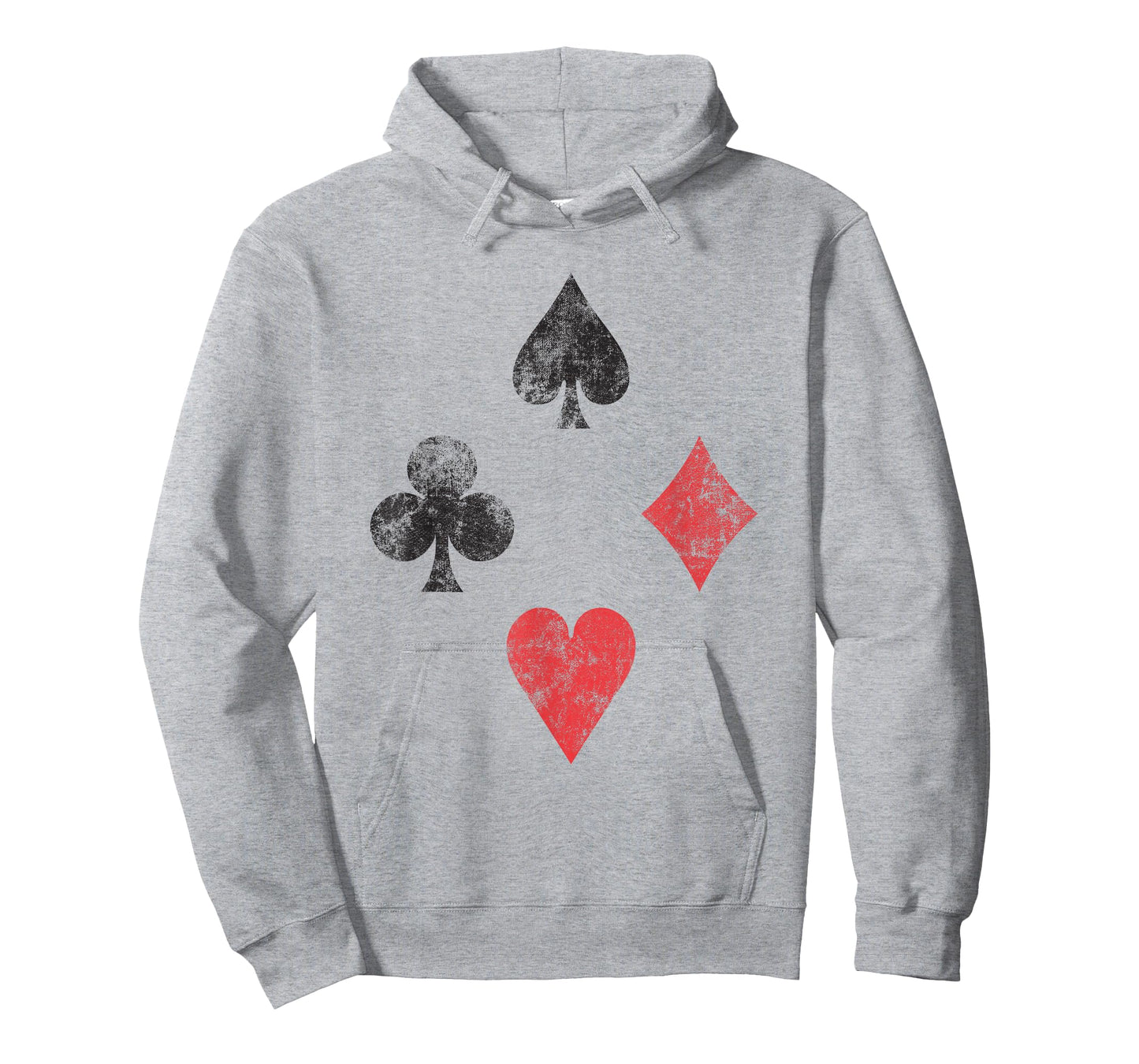 Vintage Playing Card Suits, Spades, Hearts, Diamonds, Clubs T-Shirt