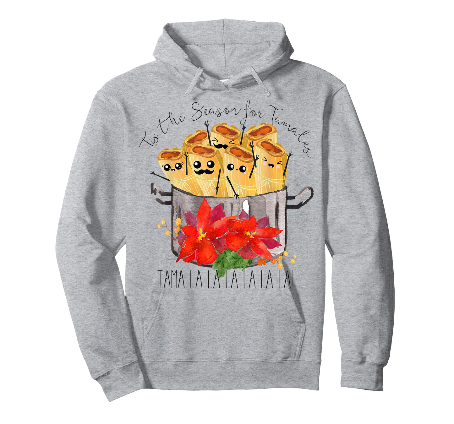 Tis the Season for Tamales tama la la Christmas mexican food T-Shirt