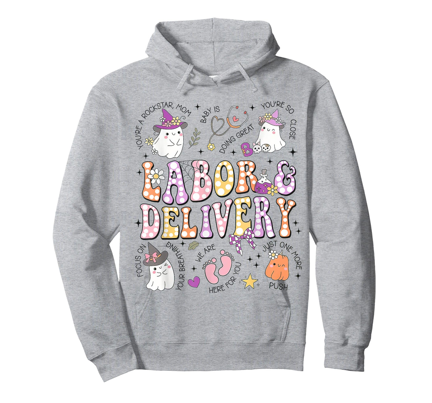 Halloween Labor And Delivery Nurse, Halloween L&D Nurse Tees T-Shirt