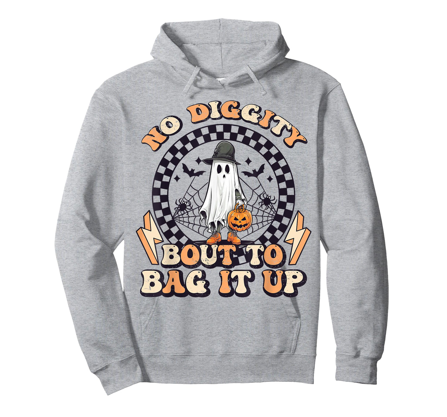 No Diggity Bout To Bag It Up Ghost Halloween T-Shirt