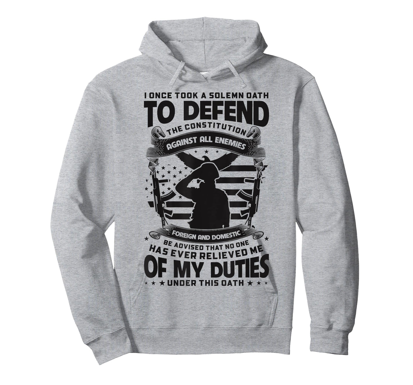 Patriotic Veteran American Oath Defend The Constitution T-Shirt