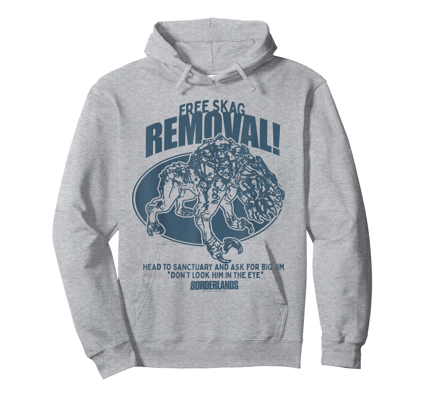 Borderlands Free Skag Removal Ad Gaming T-Shirt