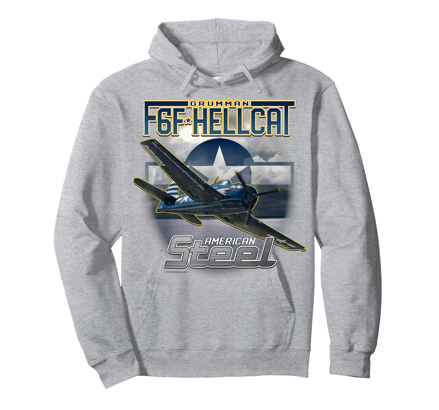 Aviation Tees: F6F Hellcat American Steel WWII Shirt T-Shirt