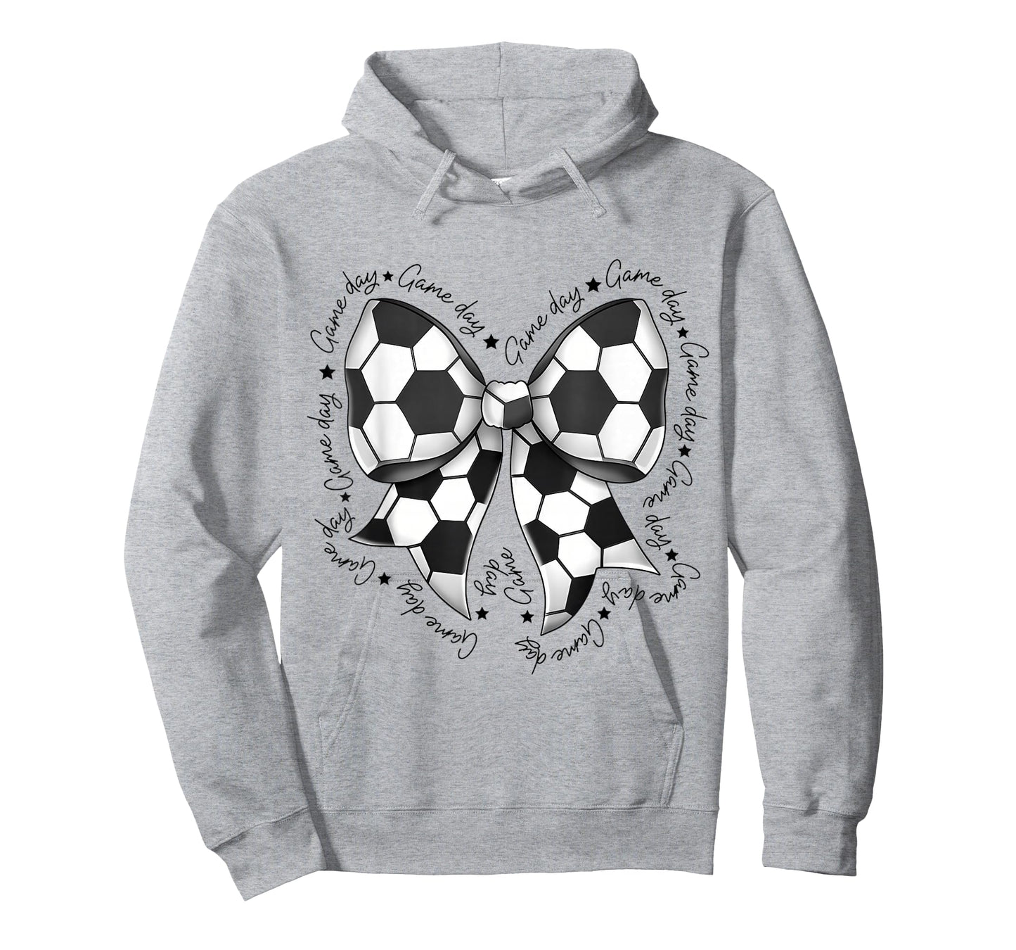 Soccer Game Day Bow Soccer Mom Girl Women T-Shirt