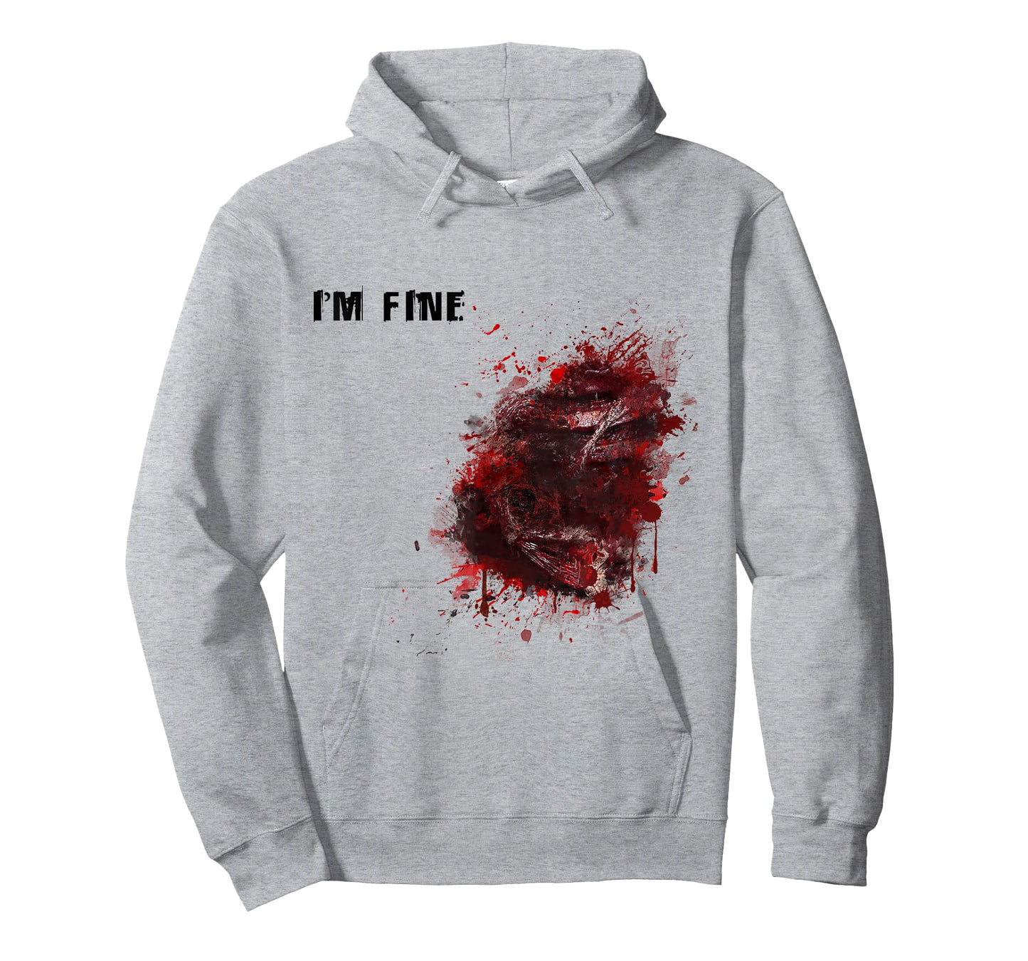 I'm Fine Wound Injury Funny Halloween Costume Gift T-Shirt