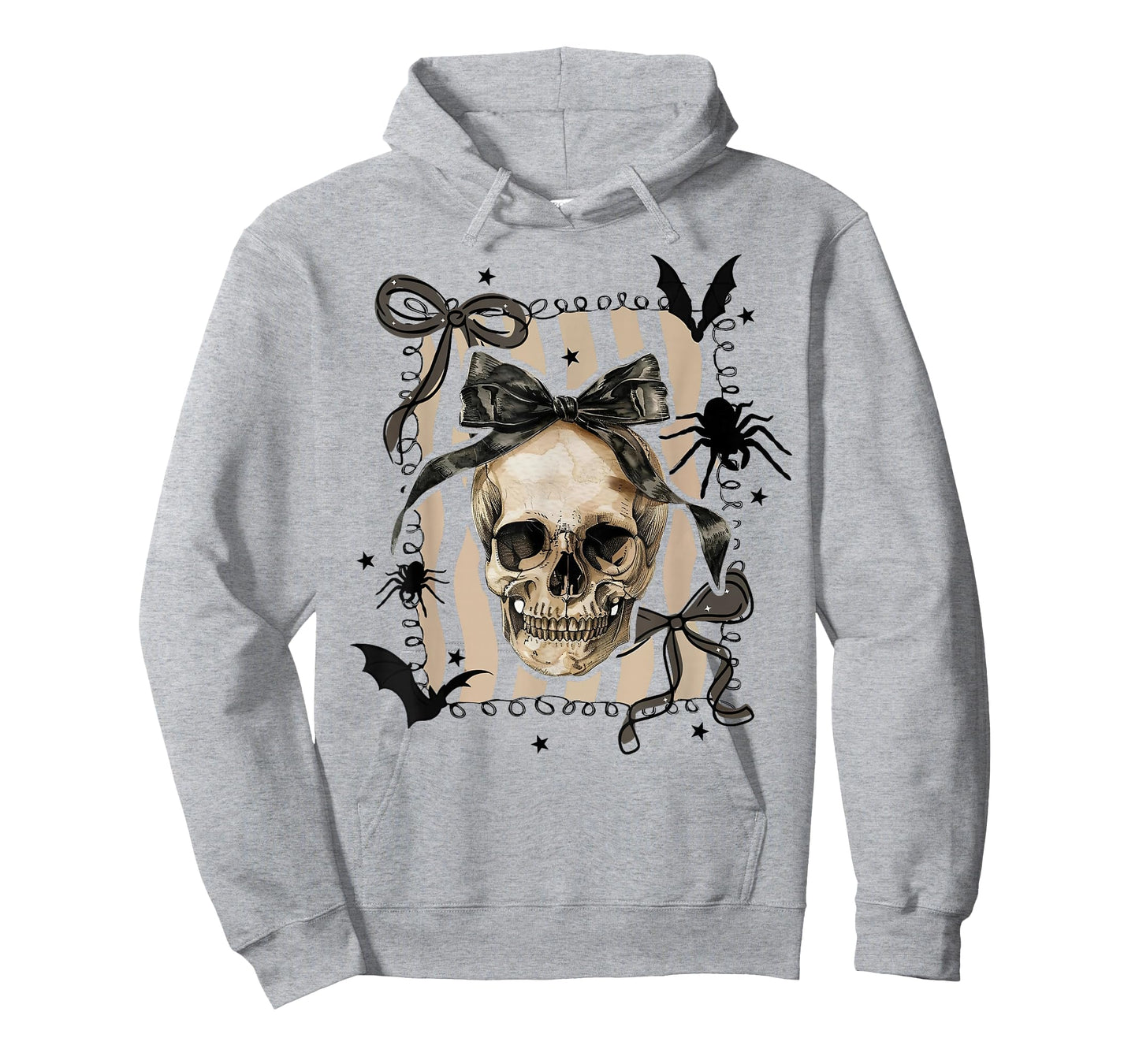 Coquette Bow Skull Spooky Season Halloween Trick Or Treat T-Shirt