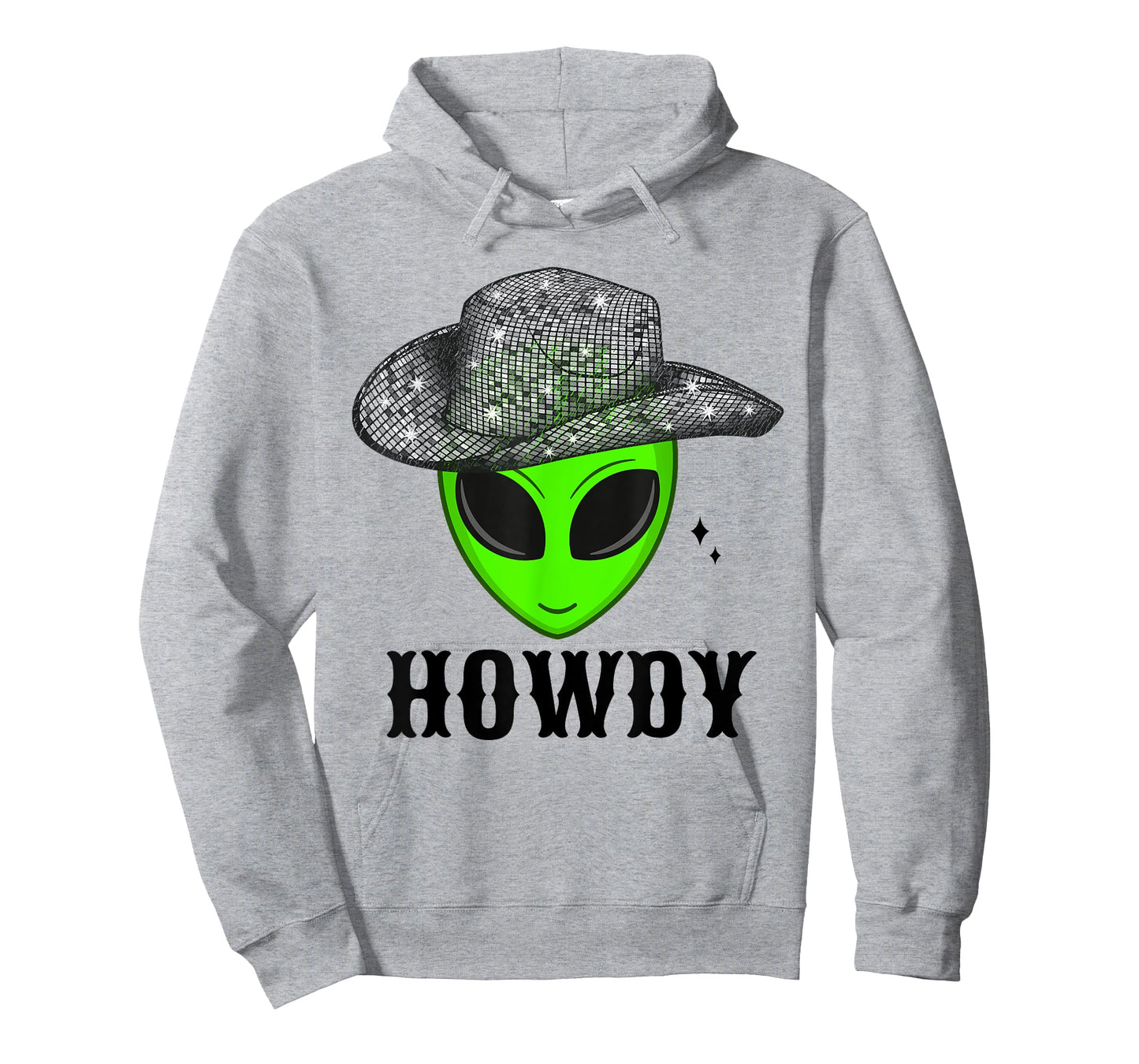 Cool Cowboy Hat Alien Space Western Dance Disco Howdy T-Shirt