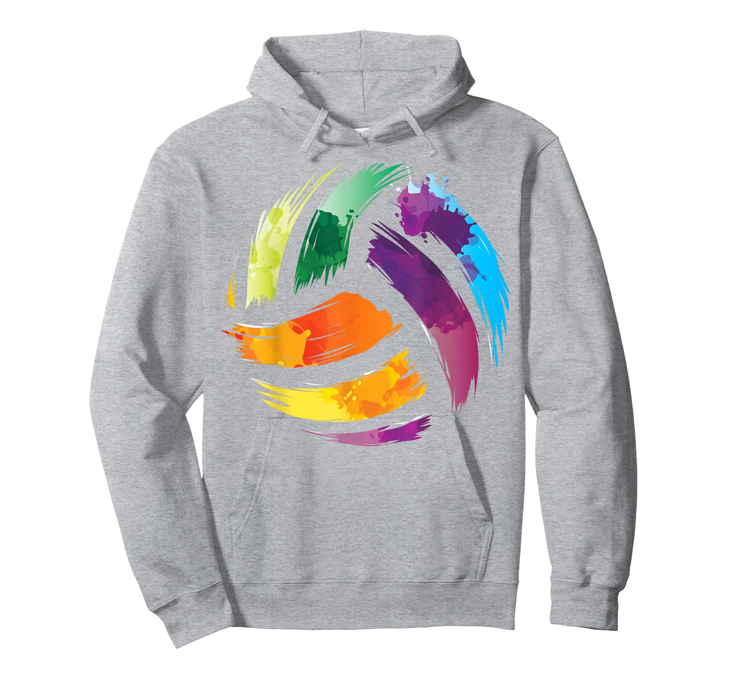 Colorful Volleyball Shirt | Cute Colorsplash Ball Tee Gift T-Shirt