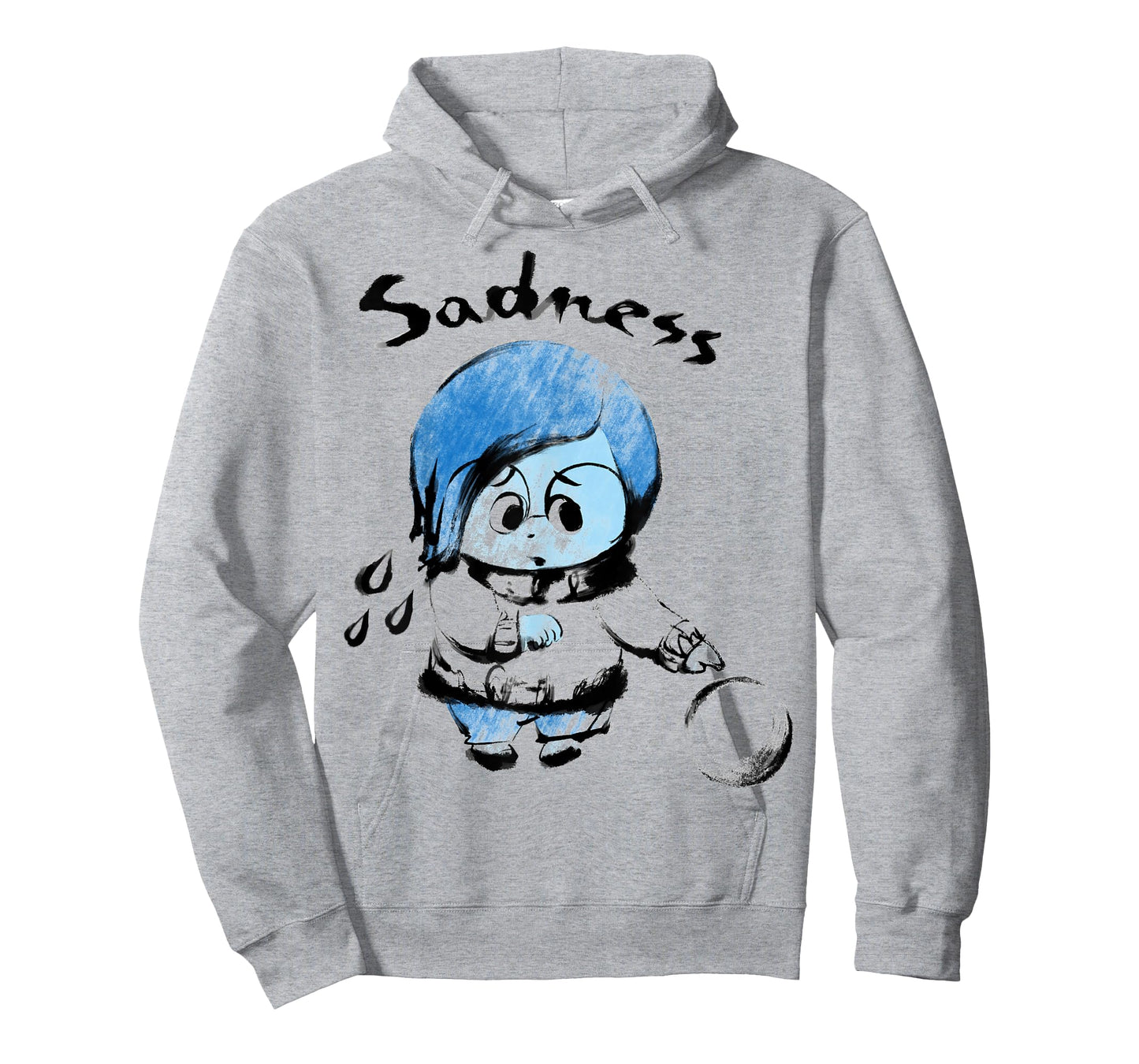 Disney Pixar Inside Out Sadness Watercolor Graphic T-Shirt T-Shirt