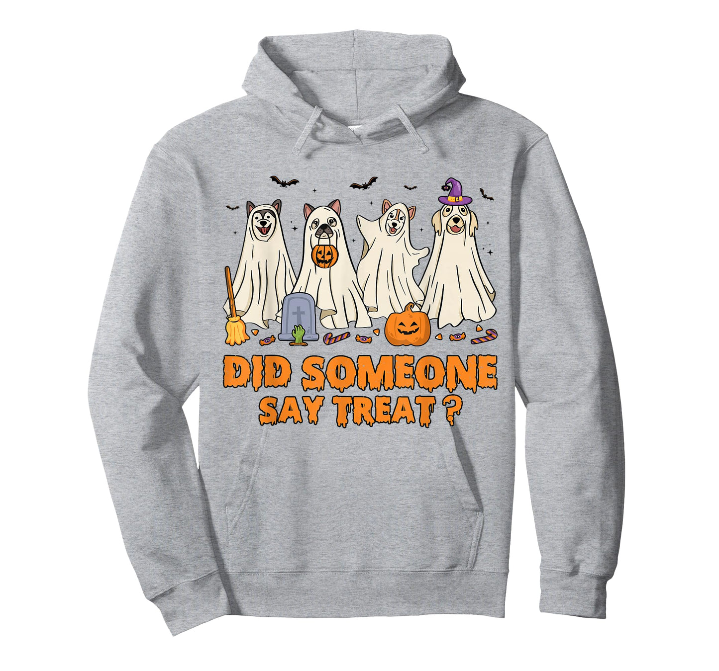 Halloween Ghost Dogs Did Someone Say Treat Ghost Dog Boo T-Shirt
