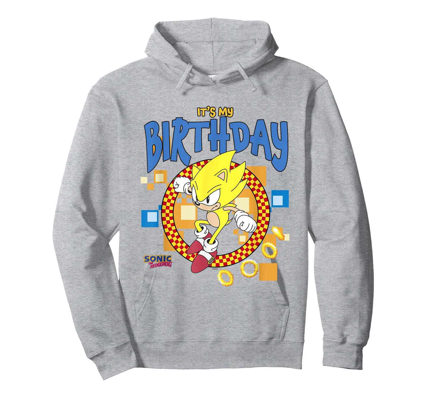 Sonic The Hedgehog Birthday It's My B-Day Super Sonic T-Shirt
