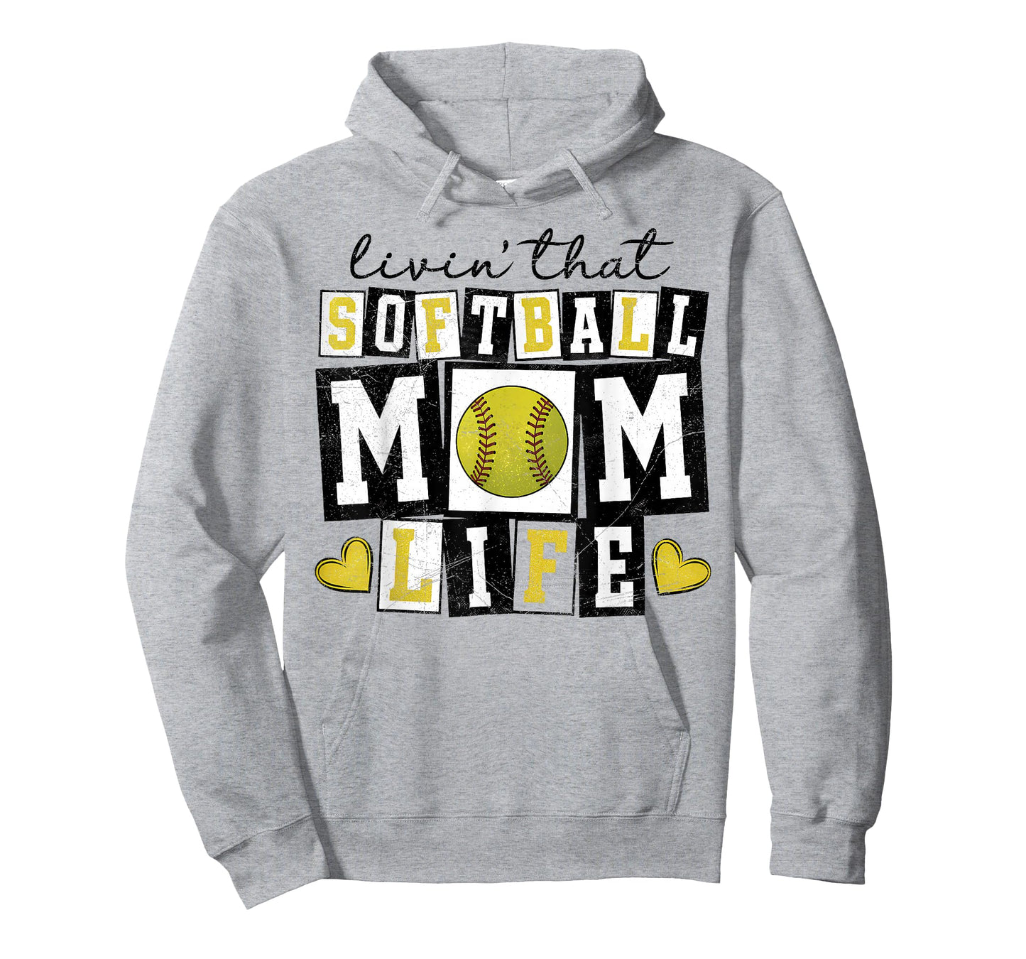 Loving That Softball Mom Life Mother Mama Girl Women T-Shirt