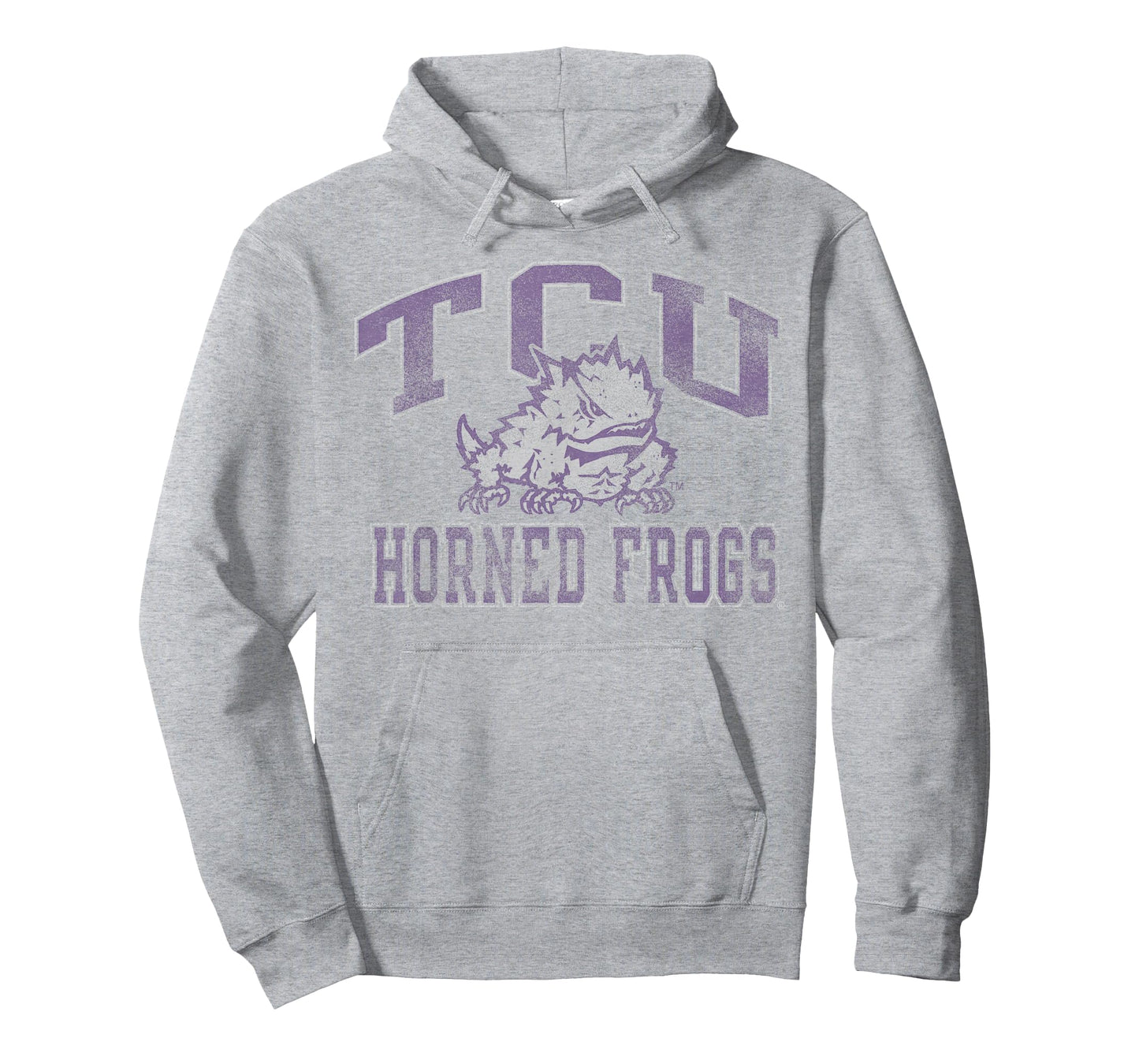 TCU Horned Frogs Vintage Worn Gray Officially Licensed T-Shirt