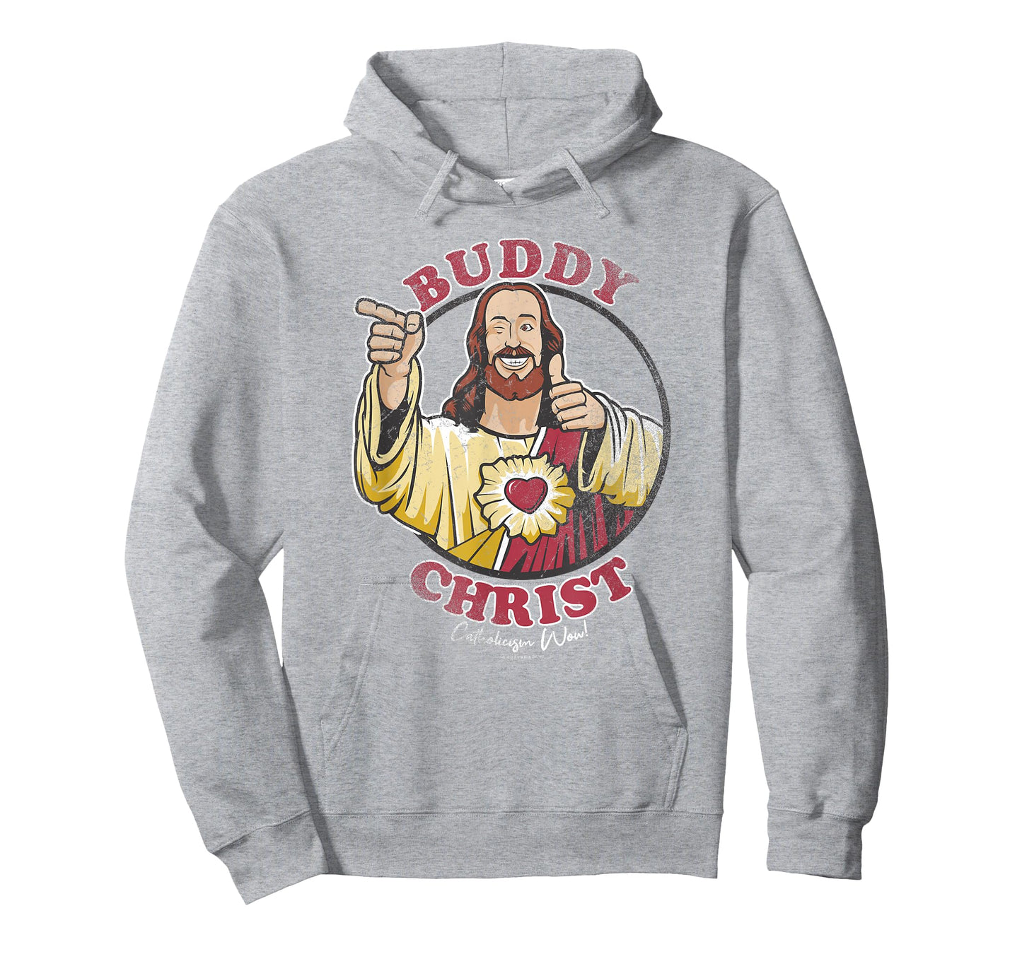 Jay and Silent Bob Buddy Christ Circle Portrait T-Shirt