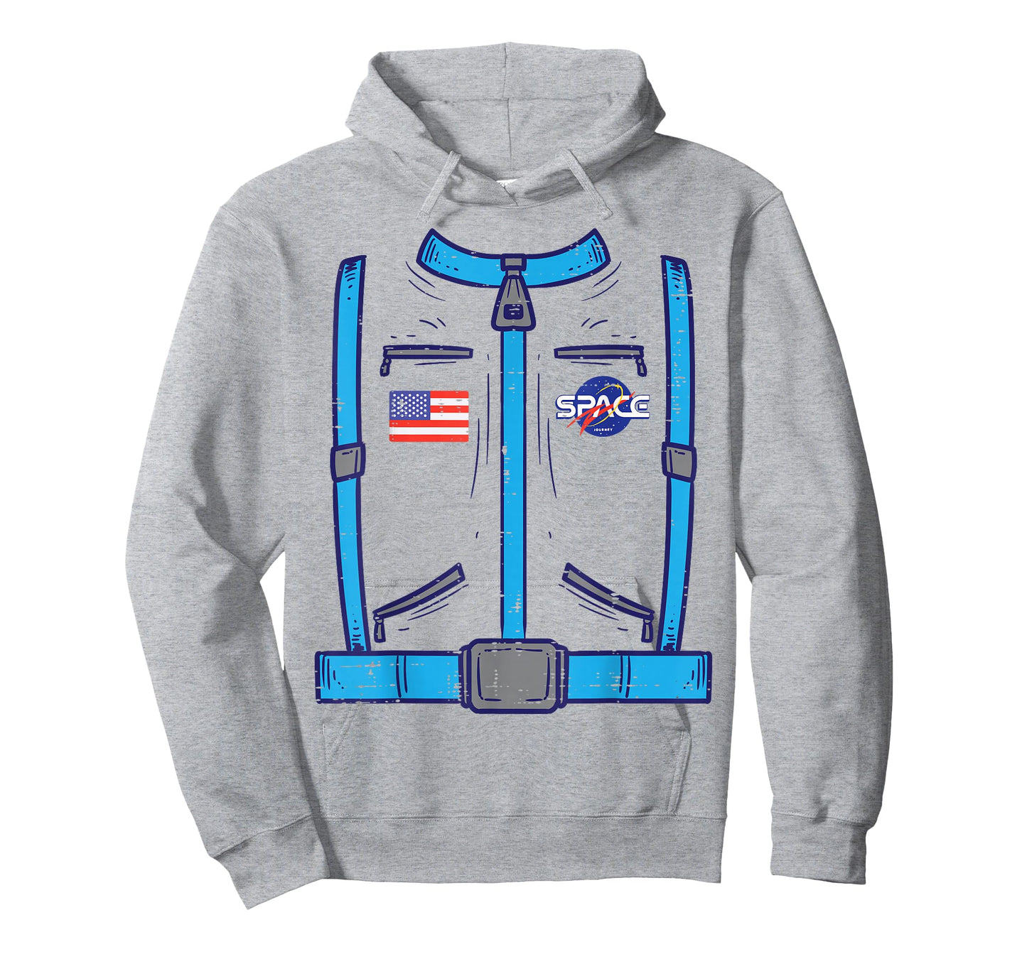Space Suit Astronaut Cosmos Halloween Costume Men Kids Boys T-Shirt