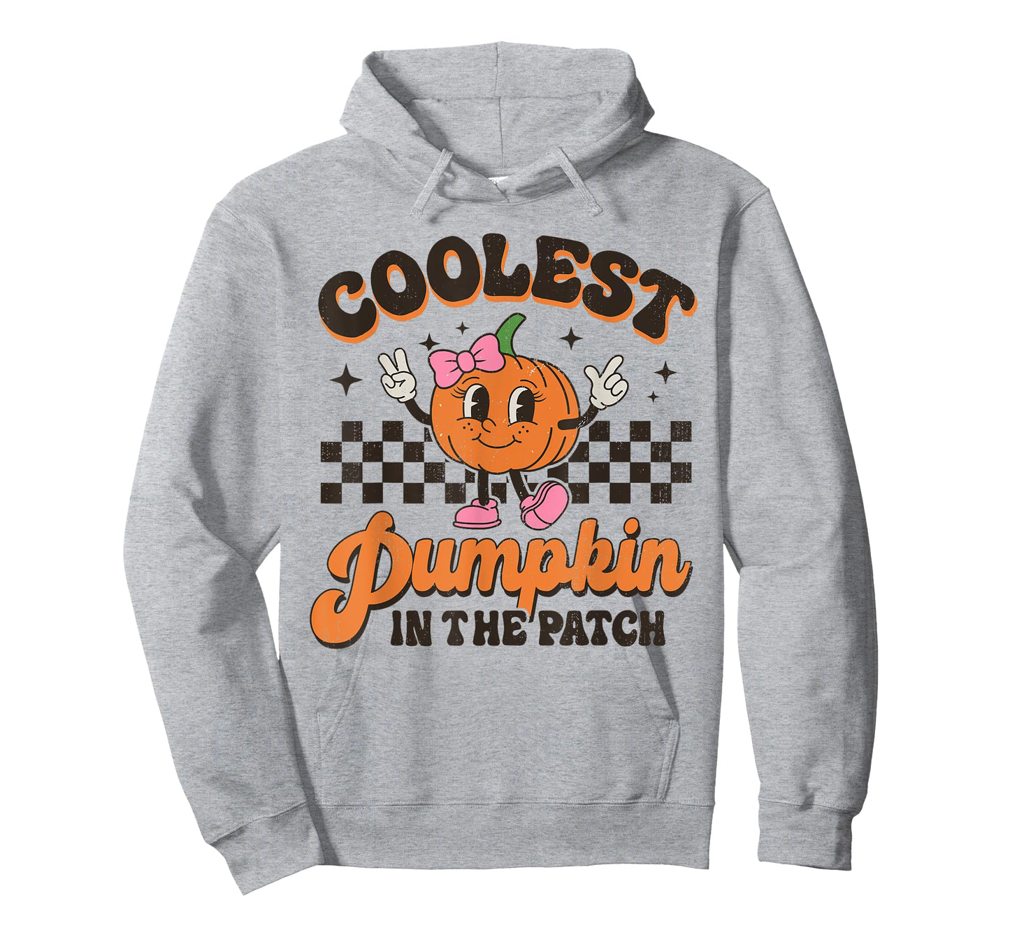Groovy Coolest Pumpkin In The Patch Halloween For Girls Kids T-Shirt
