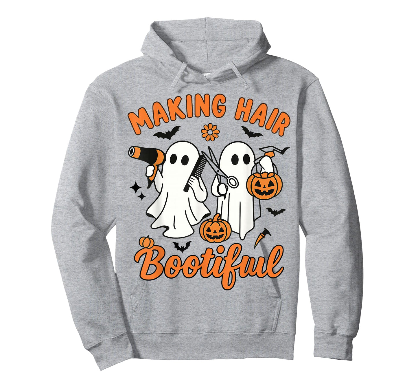 Making Hair Bootiful Funny Scary Ghost Hairdresser Halloween T-Shirt