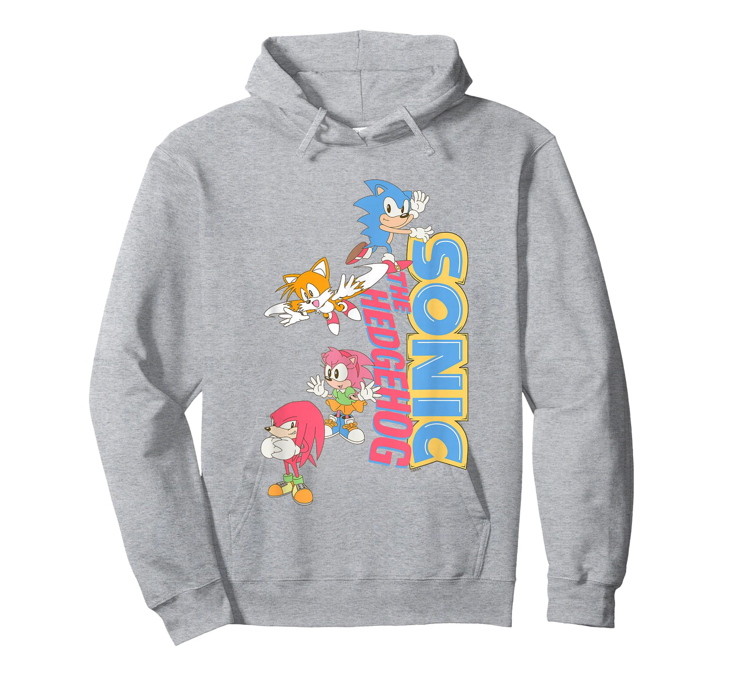 Sonic The Hedgehog Sonic & Friends Cute Retro Group Shot T-Shirt