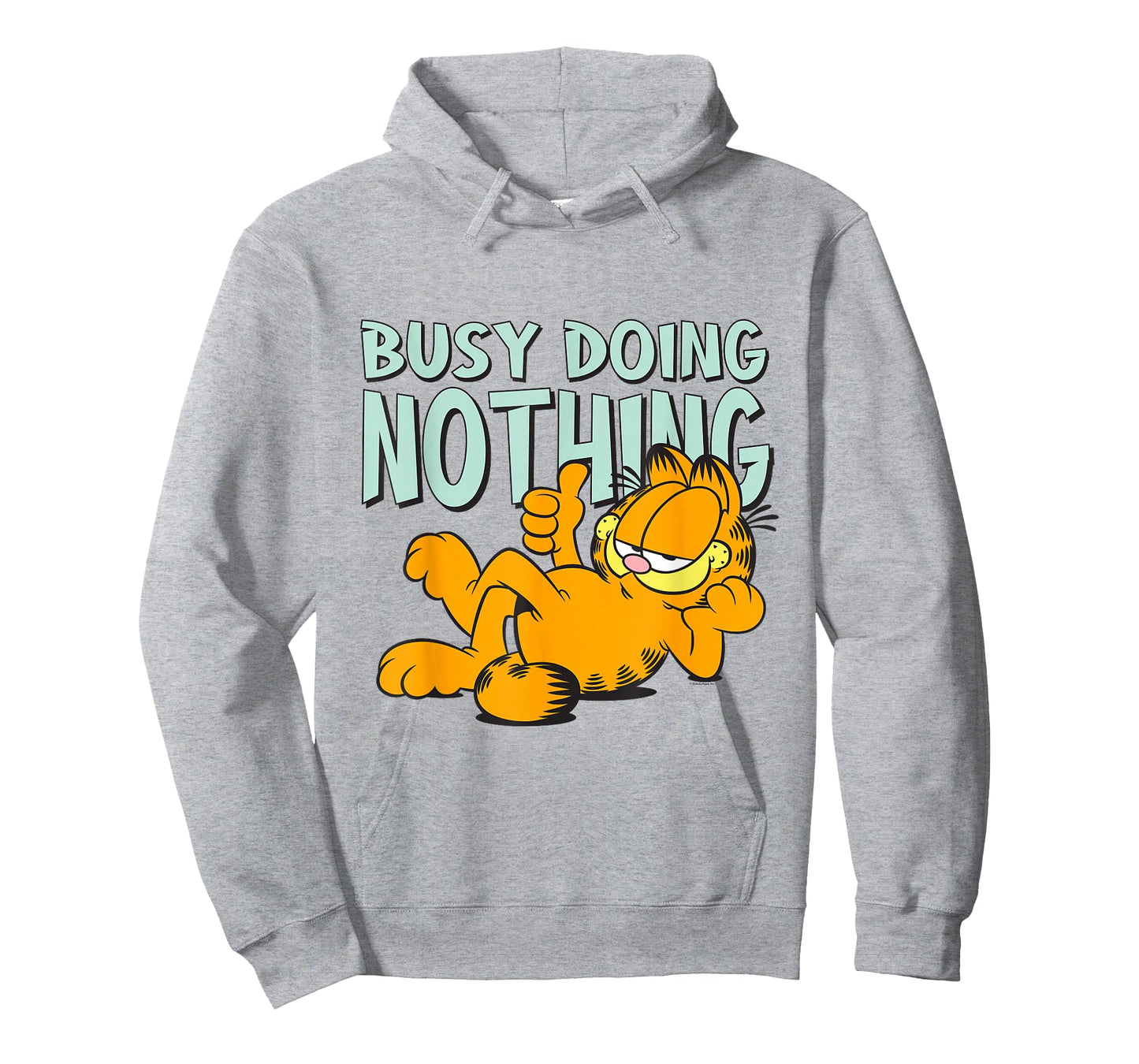 Garfield Classic Laying Down Busy Doing Nothing Thumbs Up T-Shirt