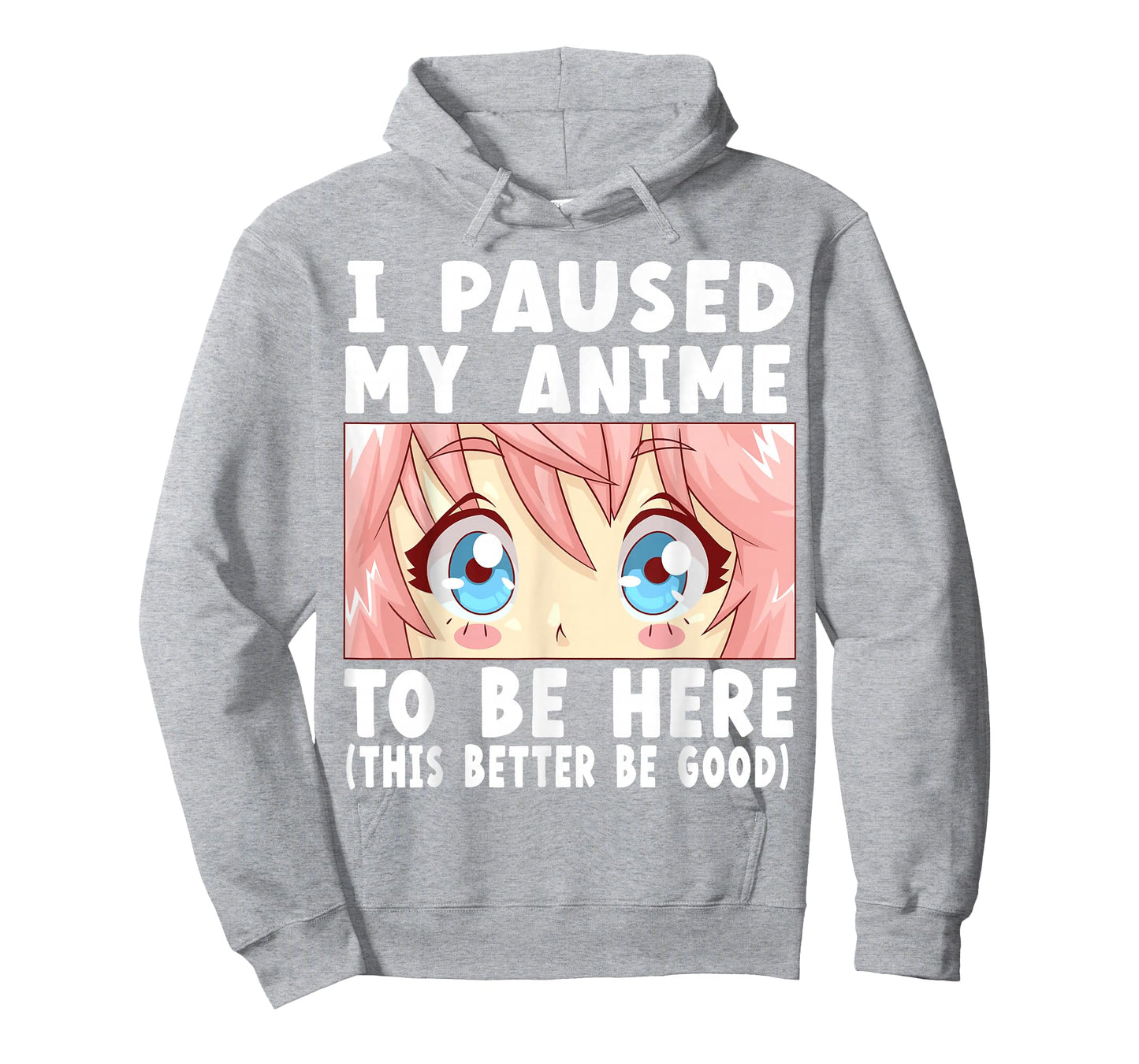 Anime I Paused My Anime to Be Here Anime T-Shirt Small