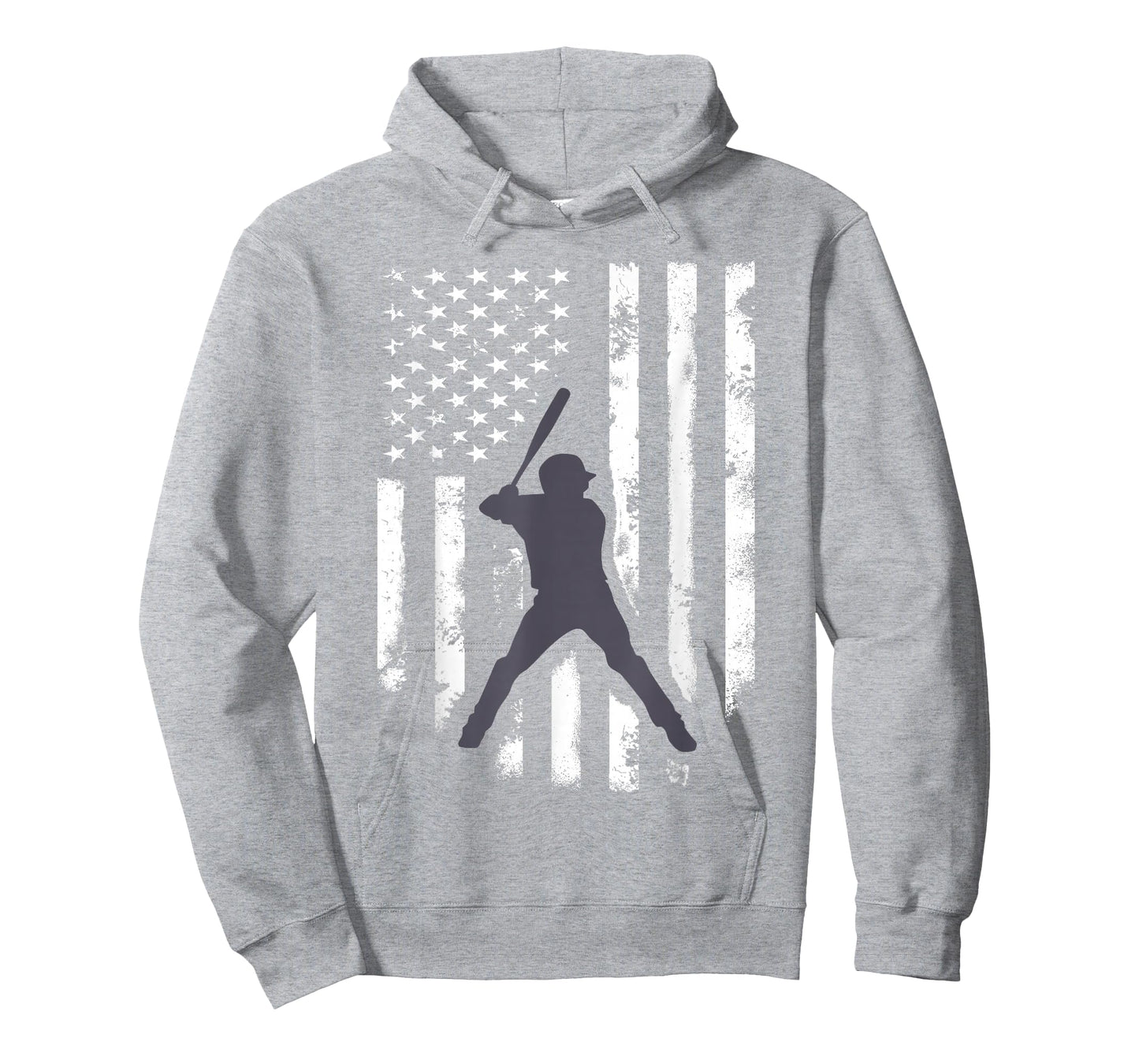 American Flag Baseball Shirt Cool Distressed Jersey Gift Tee T-Shirt