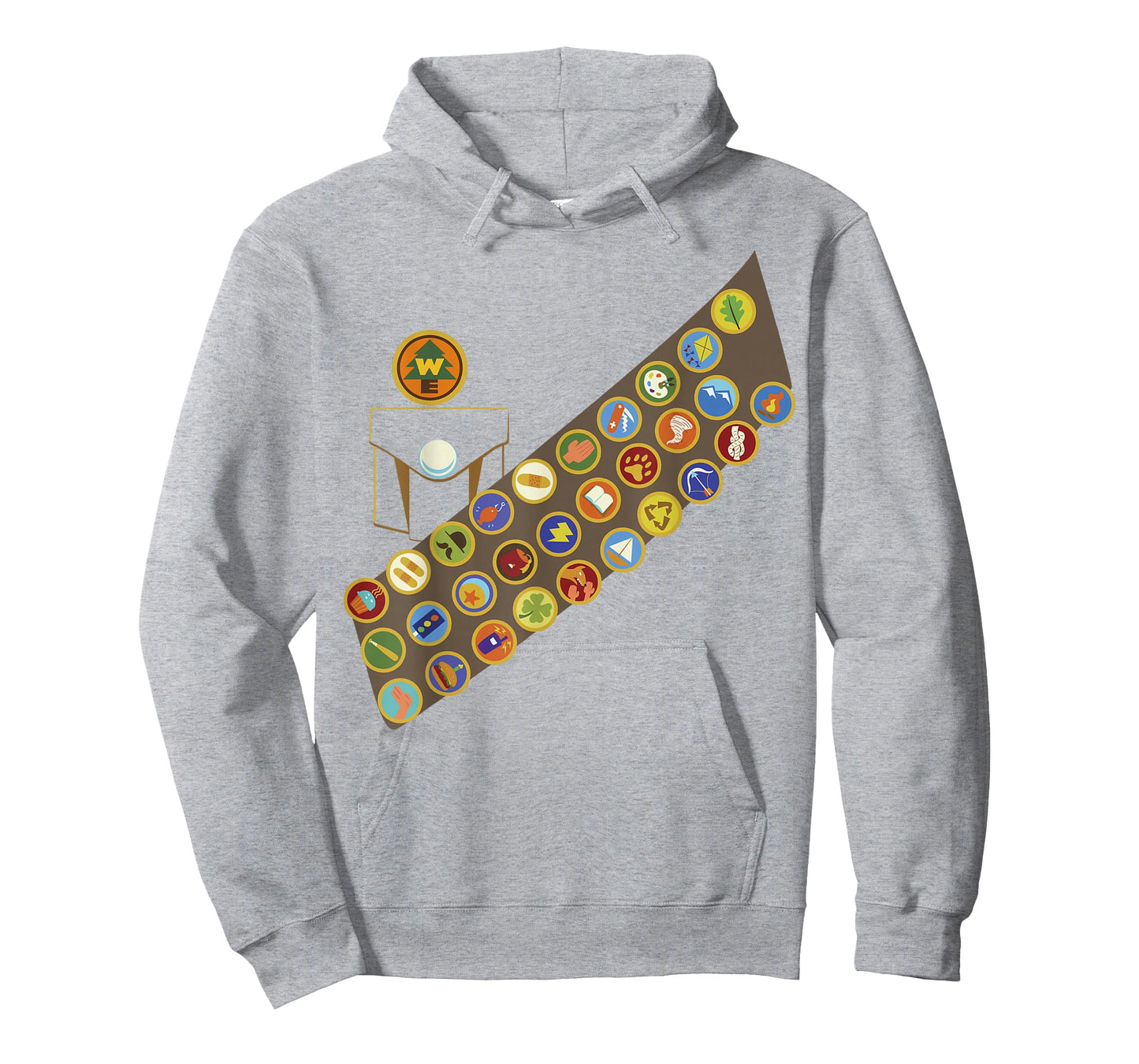 Disney Pixar Up Russell Patches Halloween T-Shirt Small