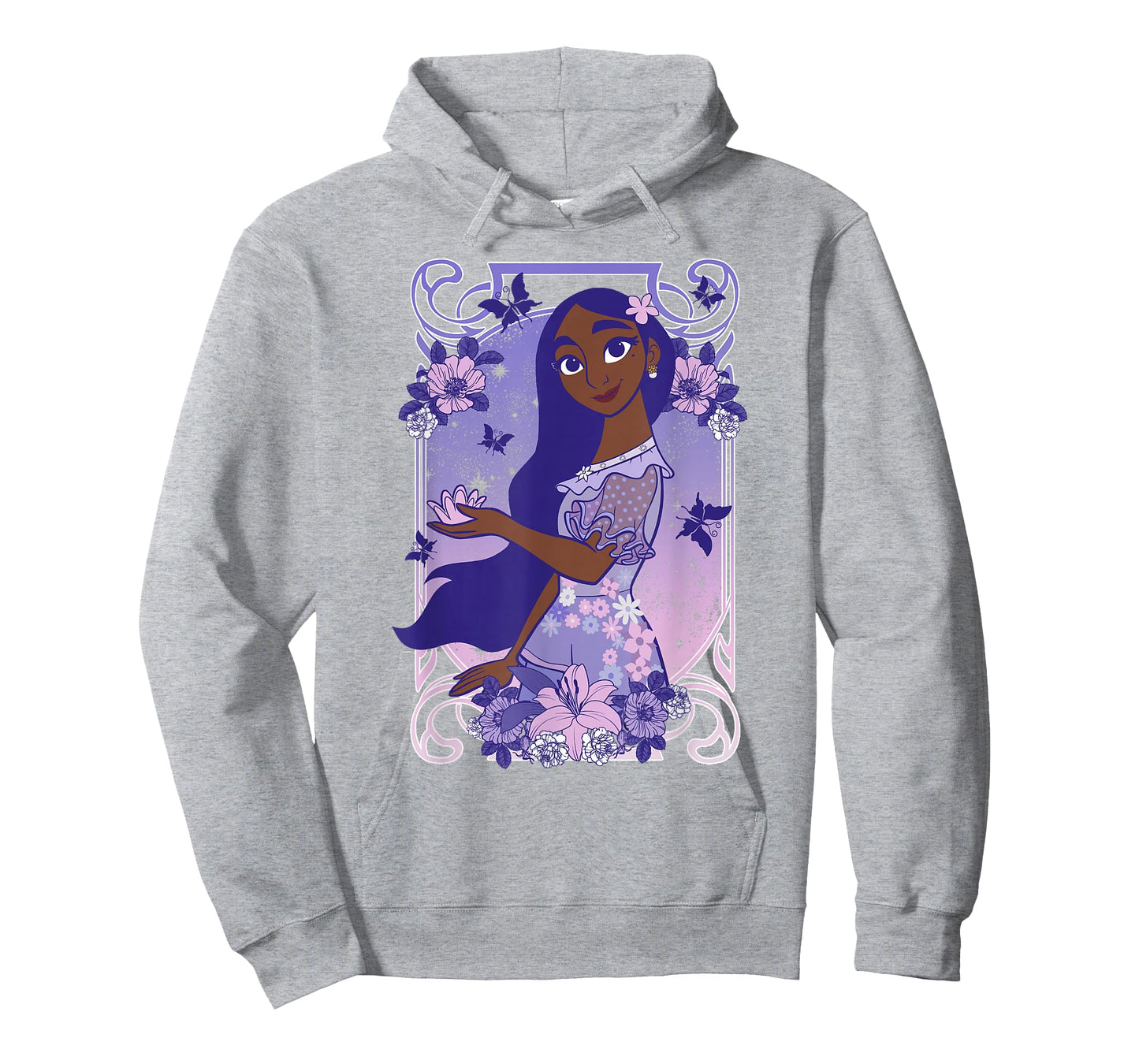 Disney Encanto Isabella Dreamy Floral Portrait T-Shirt Small