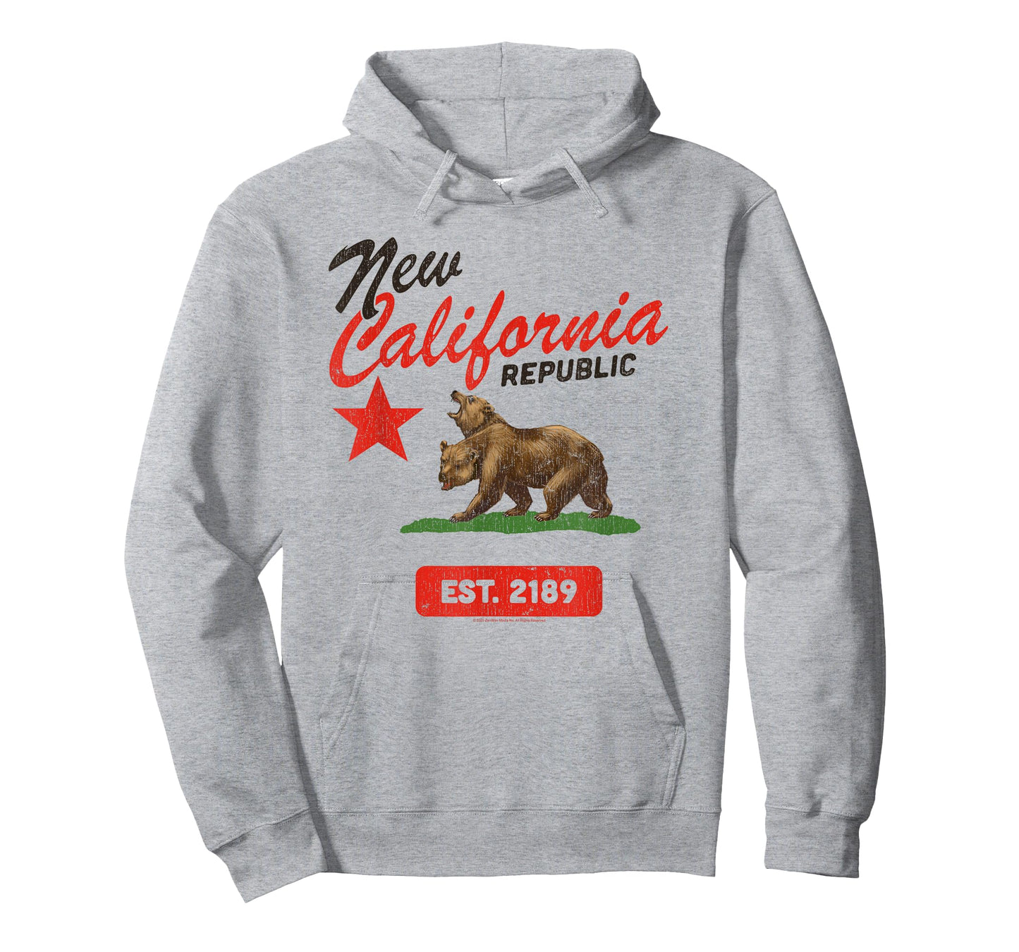 Fallout New California Republic Flag Est 2189 Video Game T-Shirt