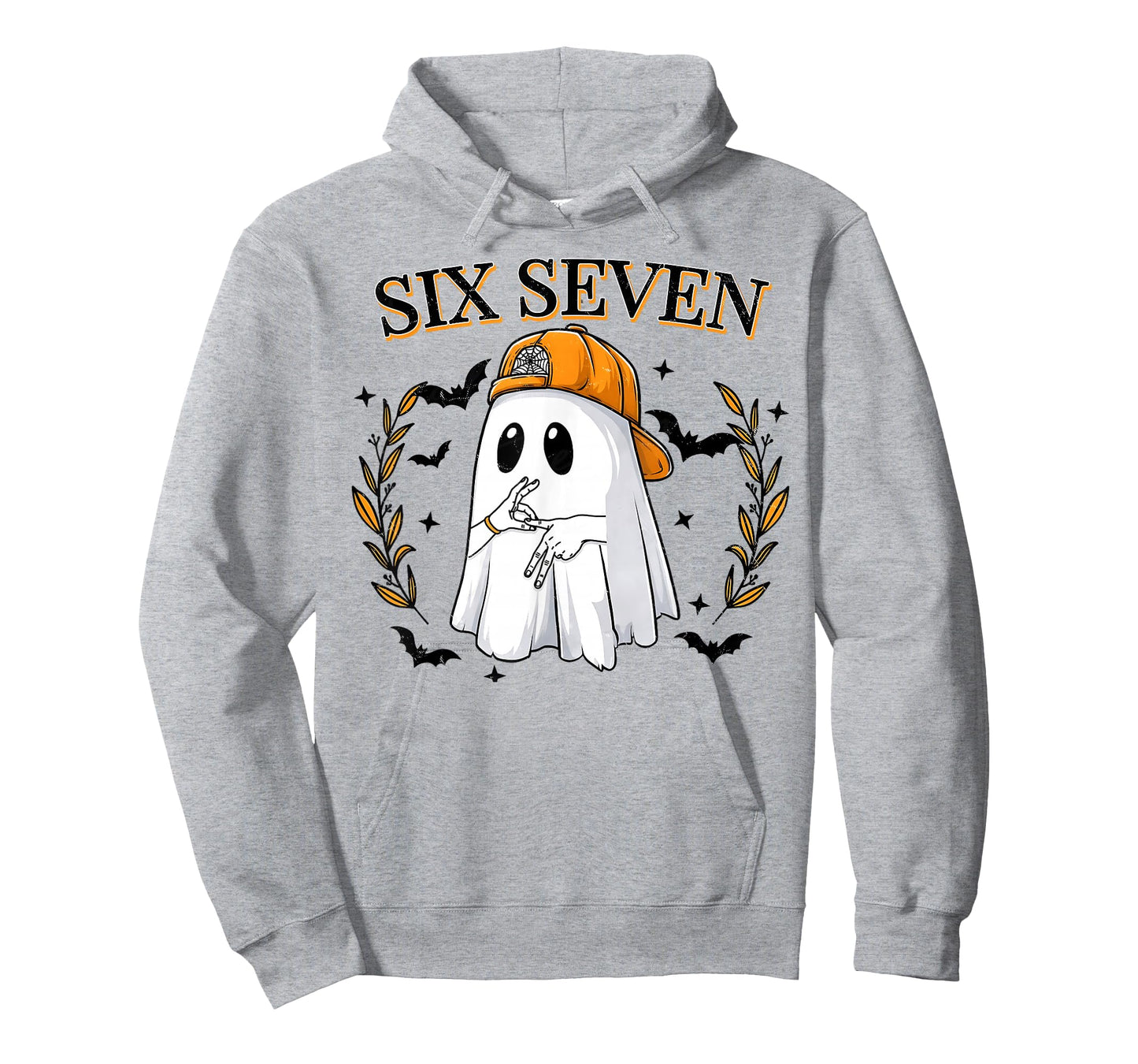 Cool Six Seven 6 7 Ghost Halloween Meme Slang Gen Z Alpha T-Shirt