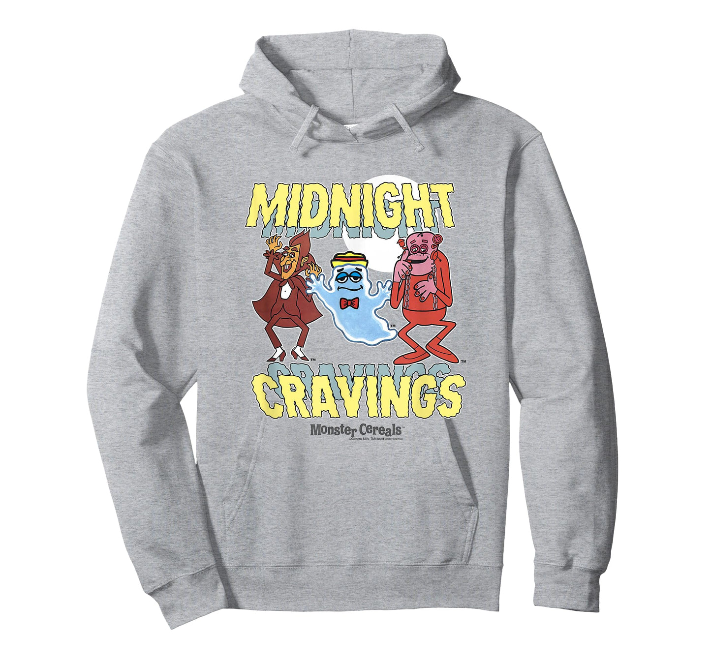 Boo Berry Iconic Midnight Cravings Monster Cereals Big Logo T-Shirt