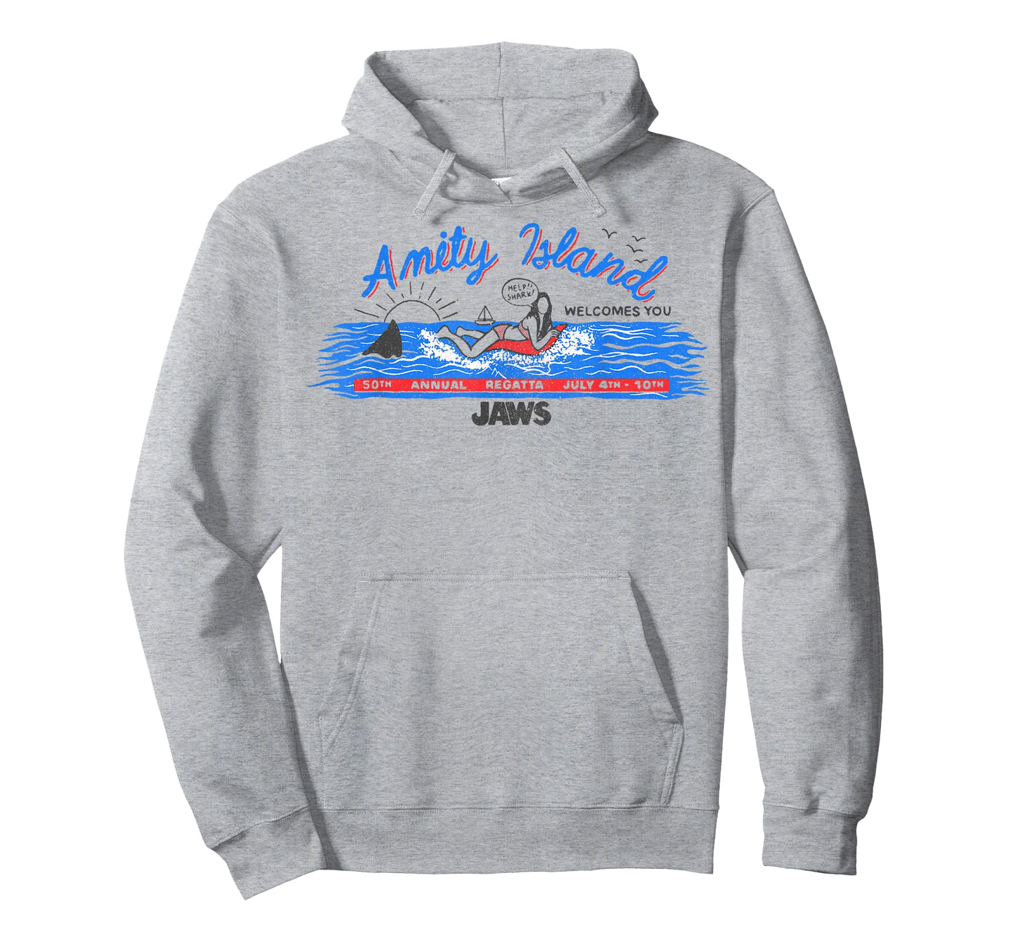 Jaws Amity Island Billboard T-Shirt