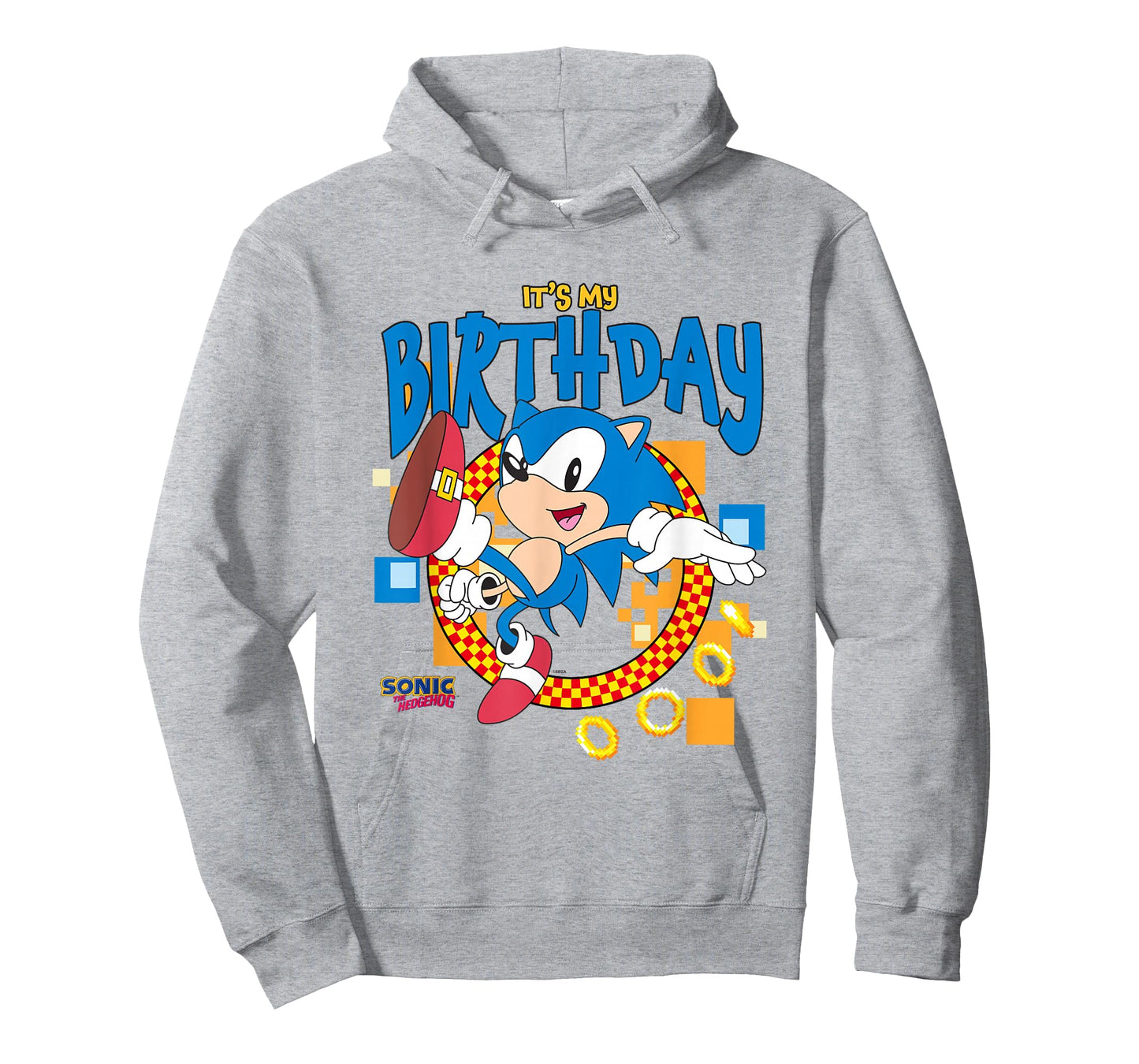Sonic The Hedgehog Birthday It's My Birthday Cheering Sonic T-Shirt