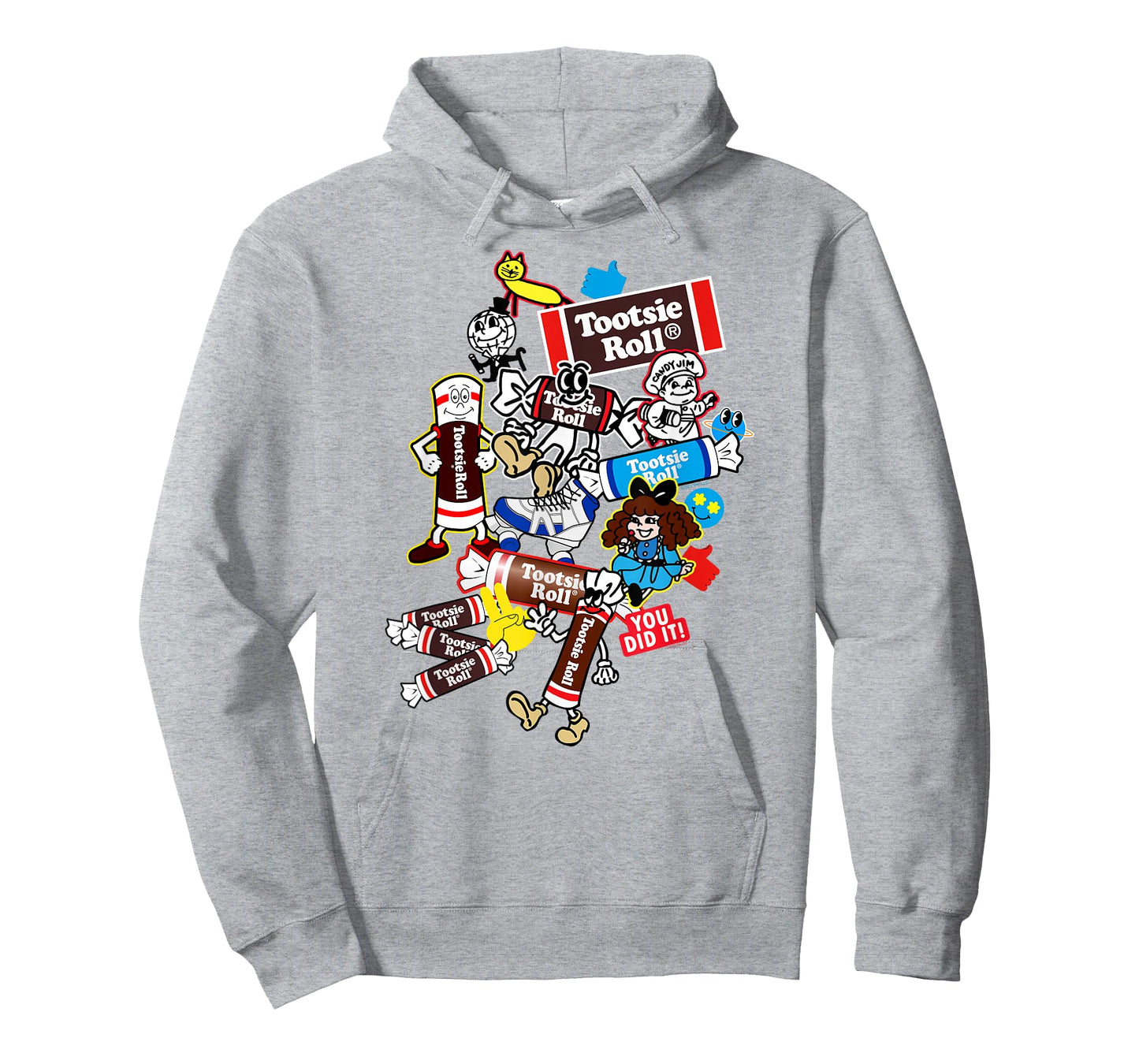 Tootsie Roll History of Tootsie Rolls Stickers Candy T-Shirt