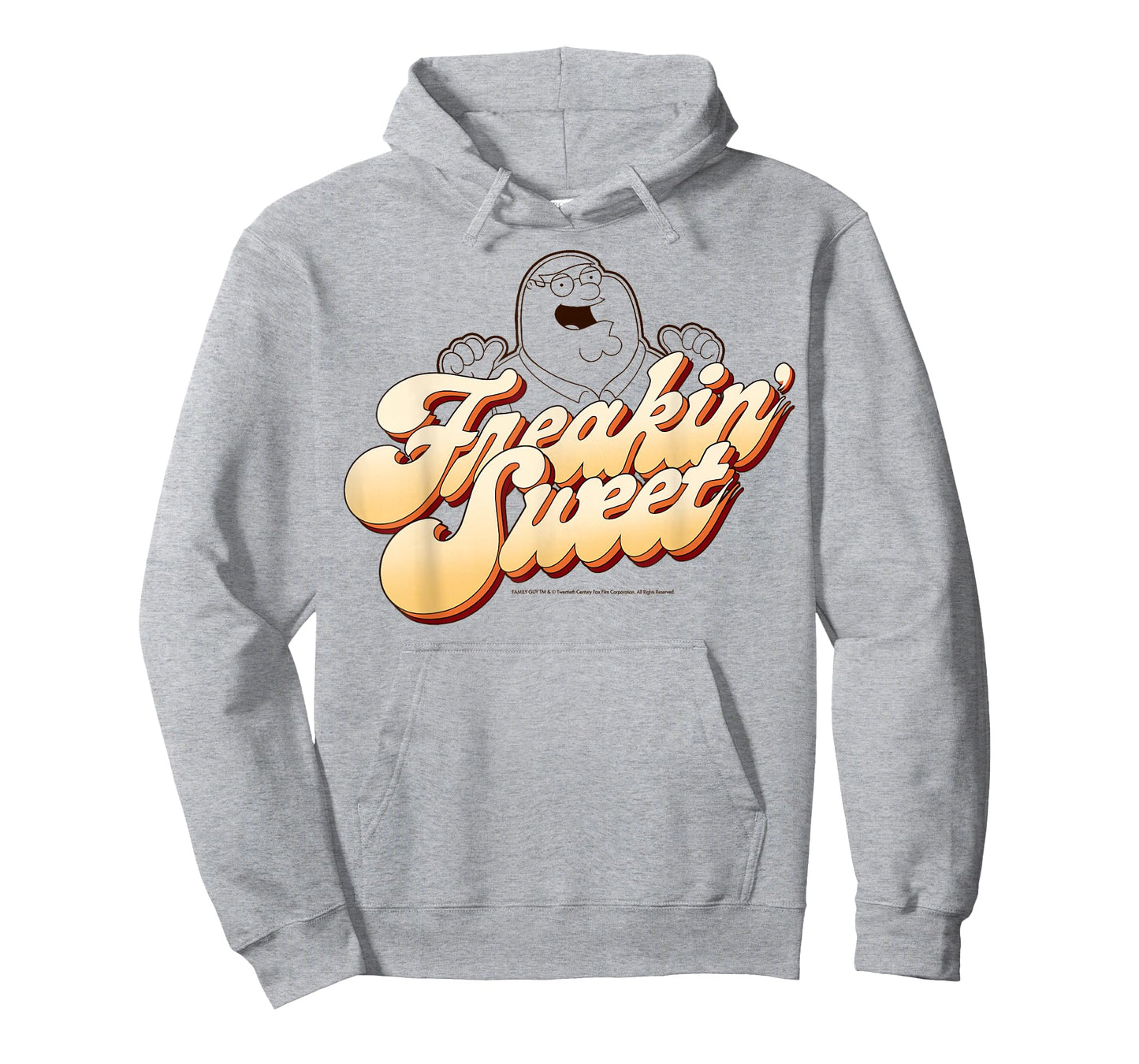 Family Guy Peter Griffin Freakin' Sweet Retro Chest Logo T-Shirt