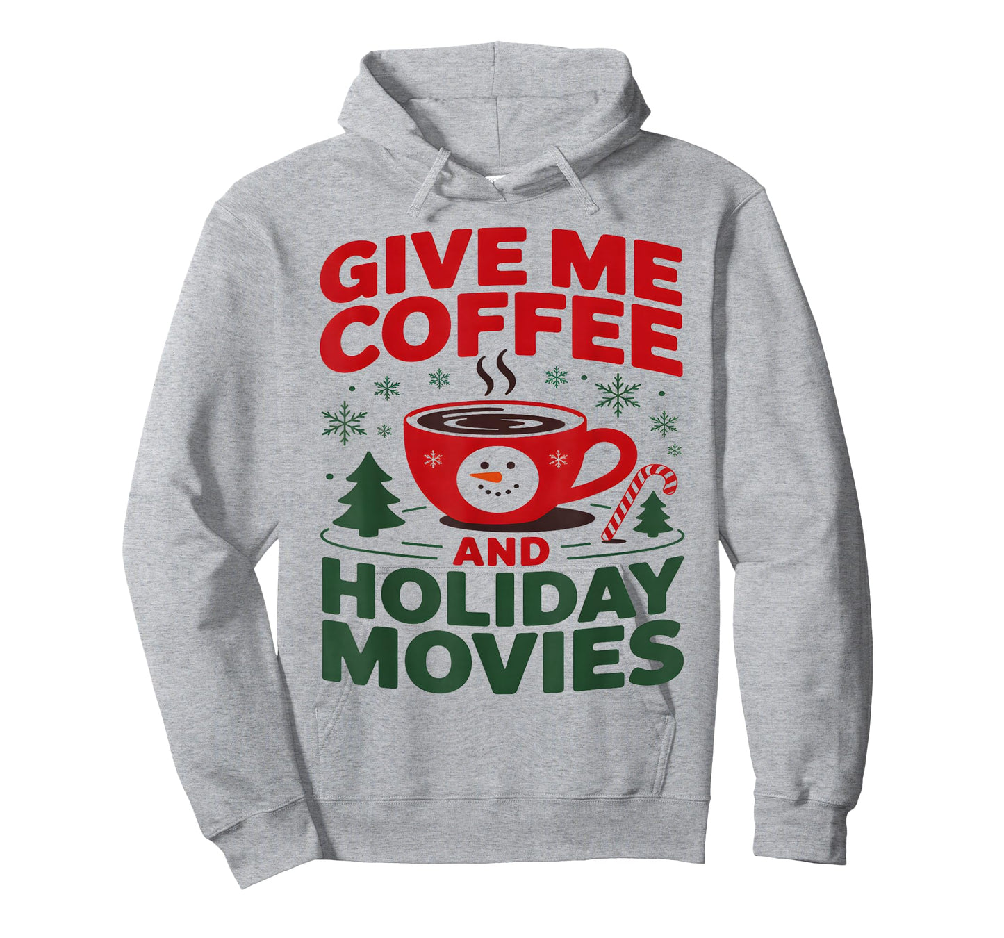 Christmas Holiday Movies Films Coffee ROM Coms Women Men T-Shirt
