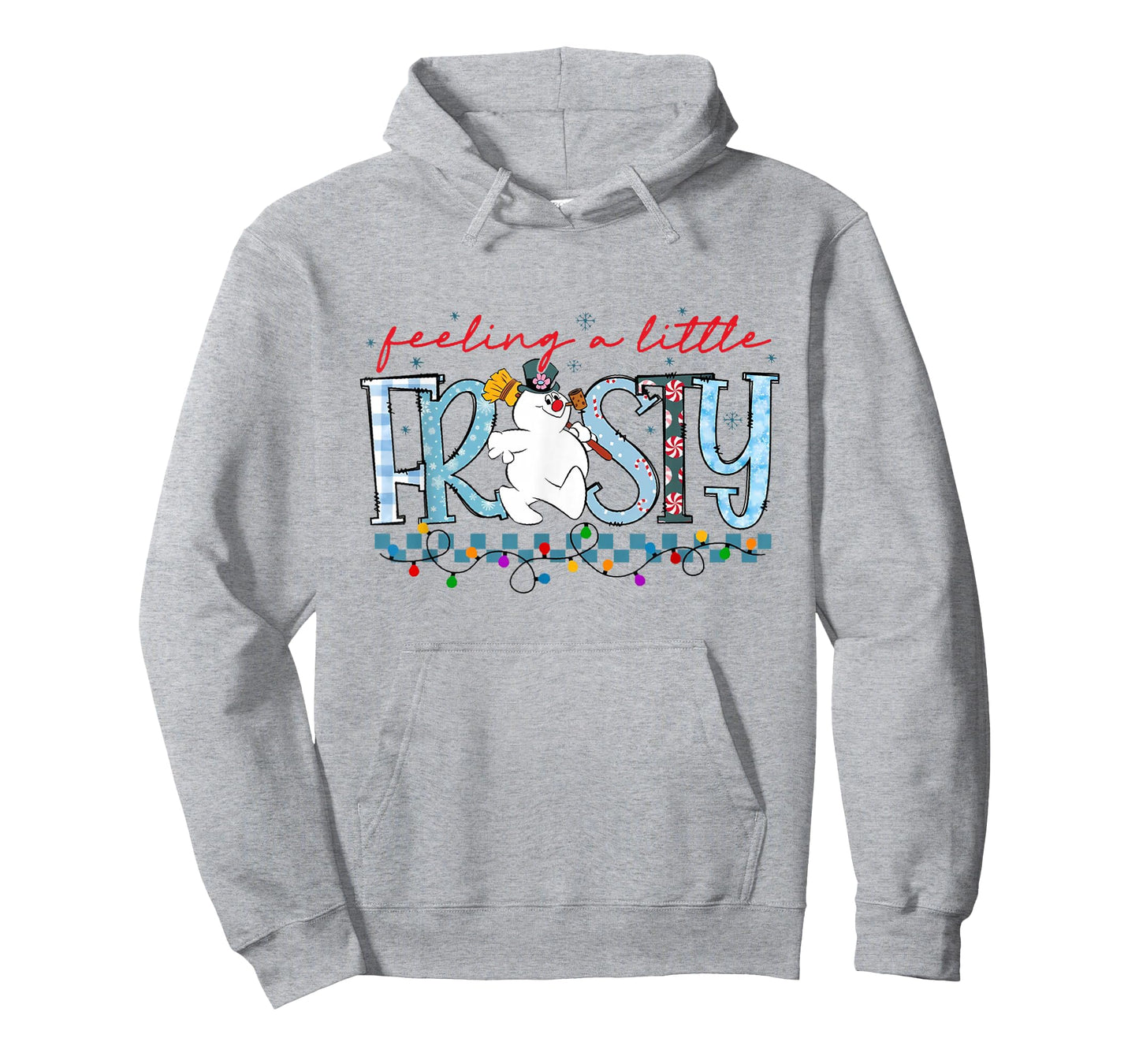 Feeling A Little Frosty Cute Snowman Christmas Humor Xmas T-Shirt