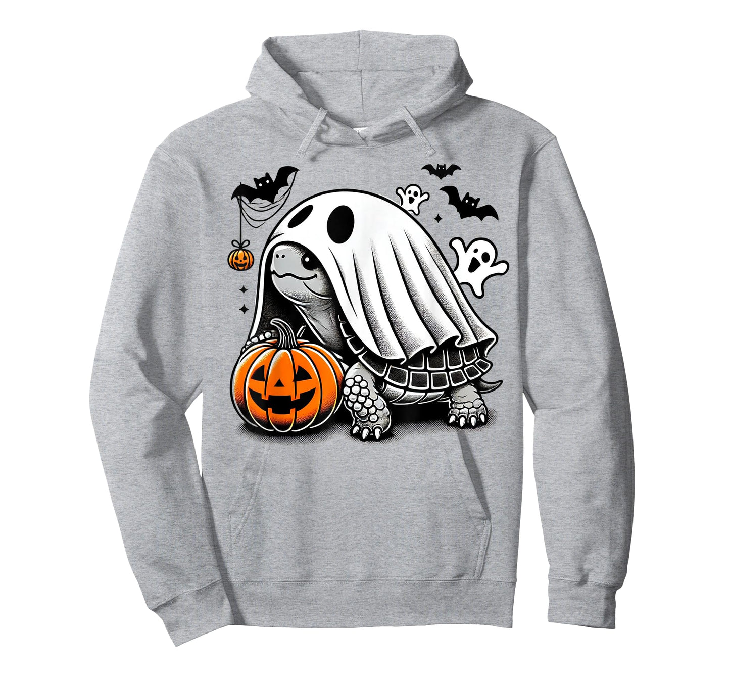 Halloween Turtle Ghost Pumpkin Costume Terrapin Tortoise T-Shirt