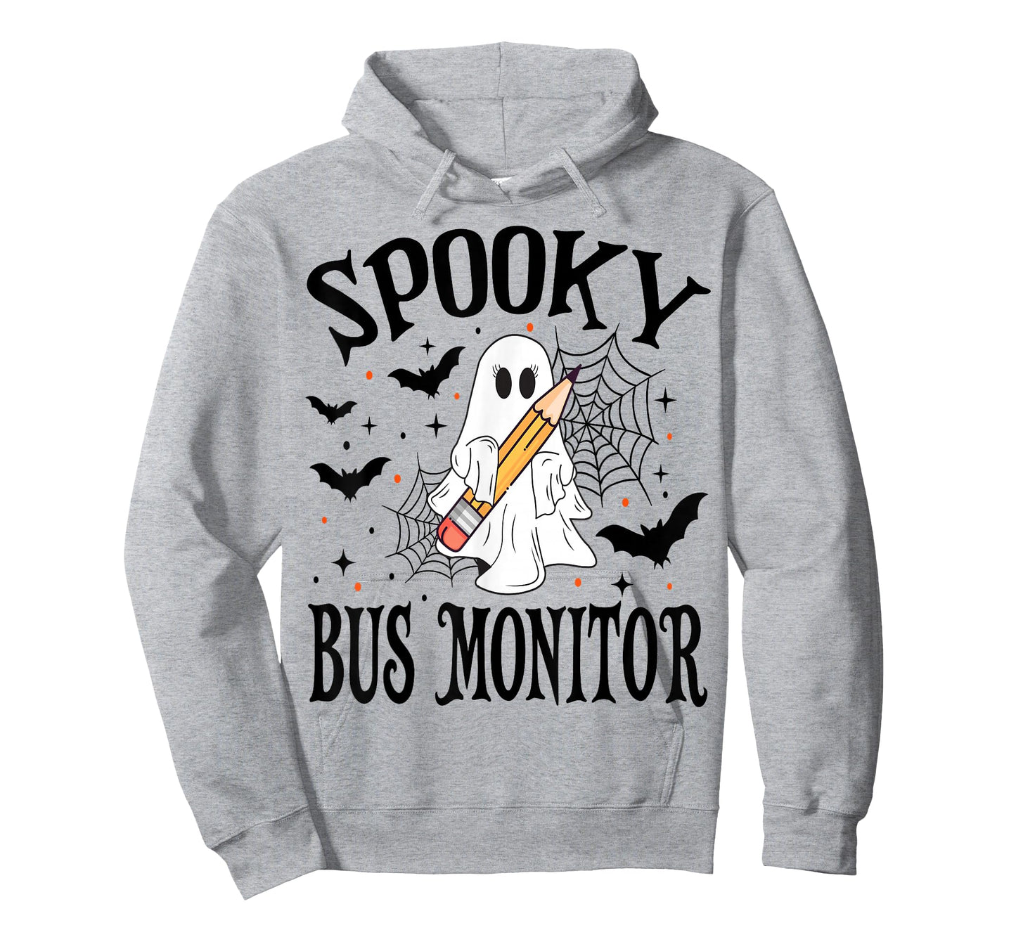 Spooky Bus Monitor Halloween School T-Shirt
